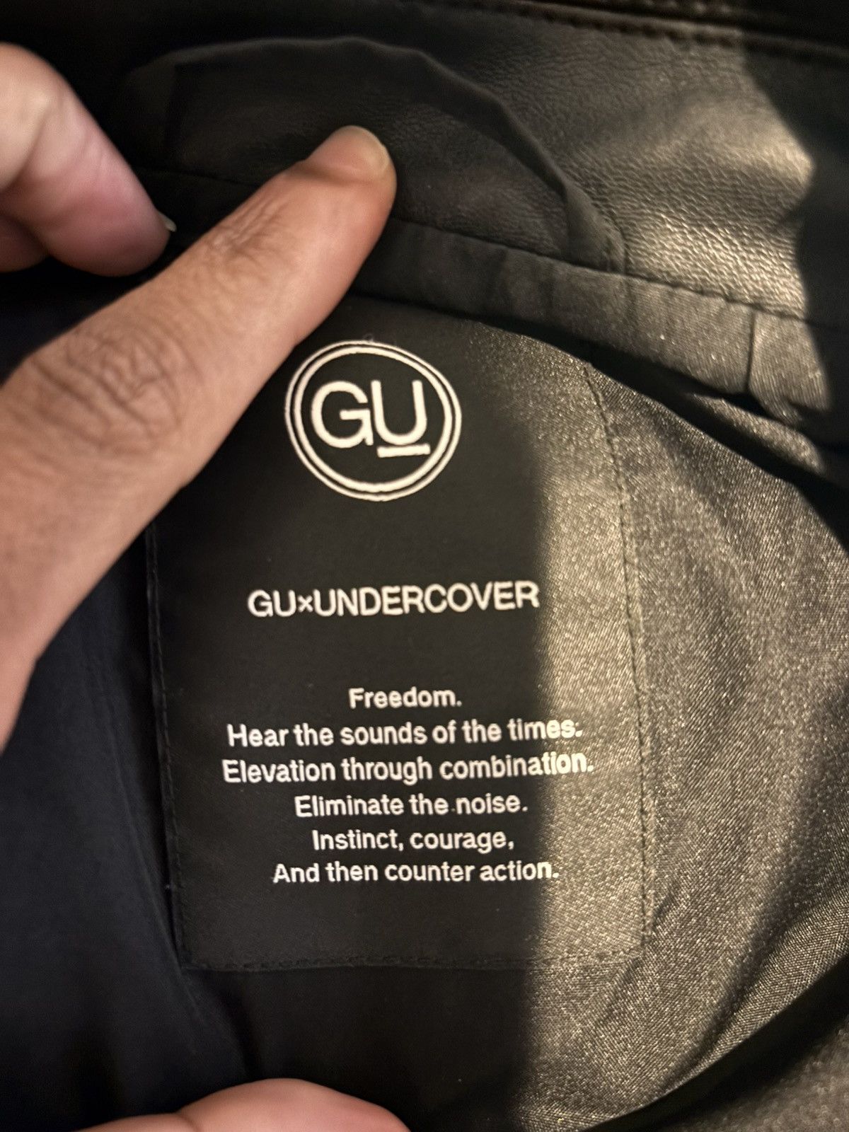 Undercover Undercover leather jacket Size US S / EU 44-46 / 1 - 7 Thumbnail