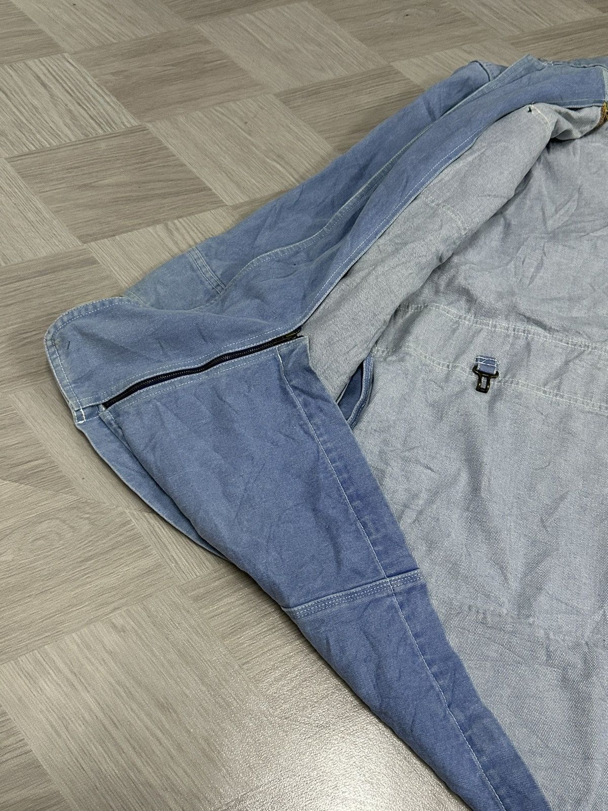 Hai Sporting Gear × Issey Miyake 1990 - Hai Sporting Gear Denim Cargo Jacket (Issey Miyake) Size US XL / EU 56 / 4 - 22 Thumbnail