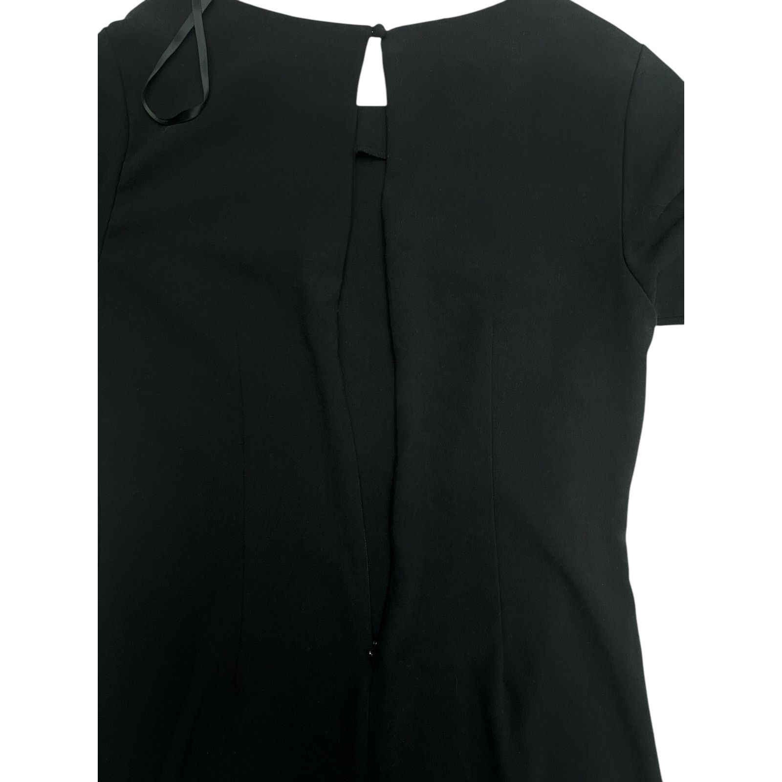 Laundry by Shelli Segal Laundry by Shelli Segal Black Midi Dress with Zipper Size 10 Size L / US 10 / IT 46 - 11 Thumbnail