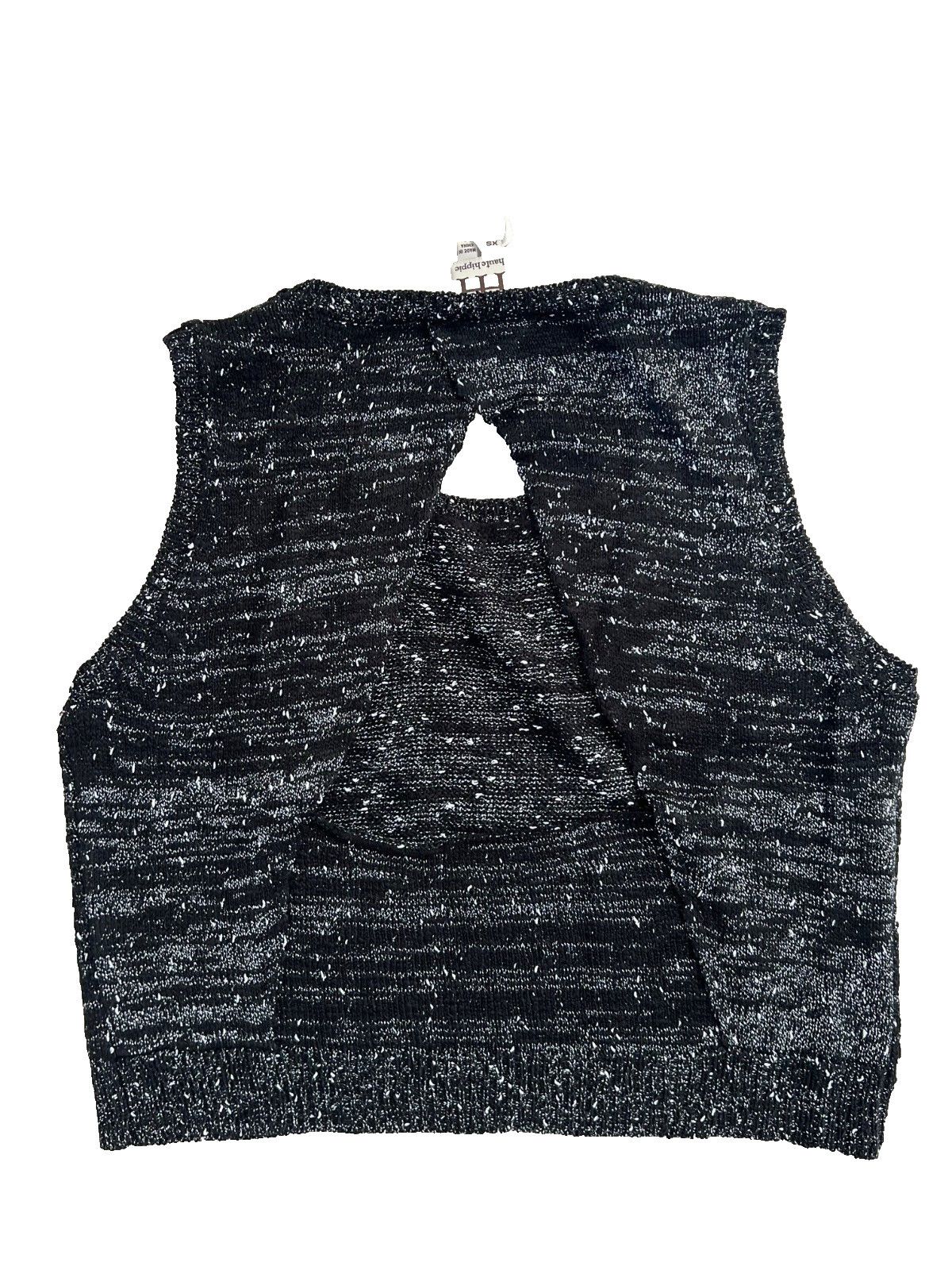 Haute Hippie Haute Hippie Crop Knit Open Back Knit Sweater ( XS ) Size XS / US 0-2 / IT 36-38 - 2 Thumbnail