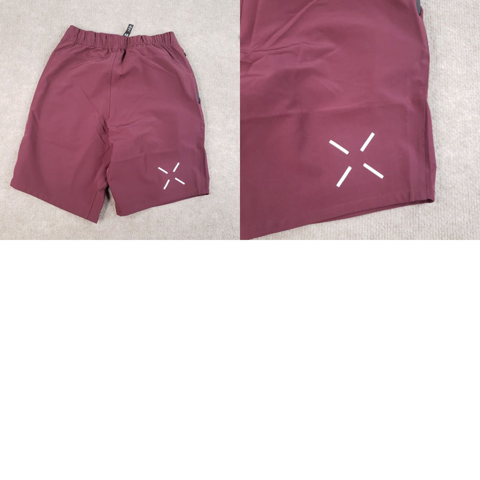Ten Thousand Ten Thousand Foundation Shorts Mens XS Red 9 in Inseam Gym Running Stretch Pockets Athletic Lightweight Breathable Drawstring Size US 27 - 9 Thumbnail