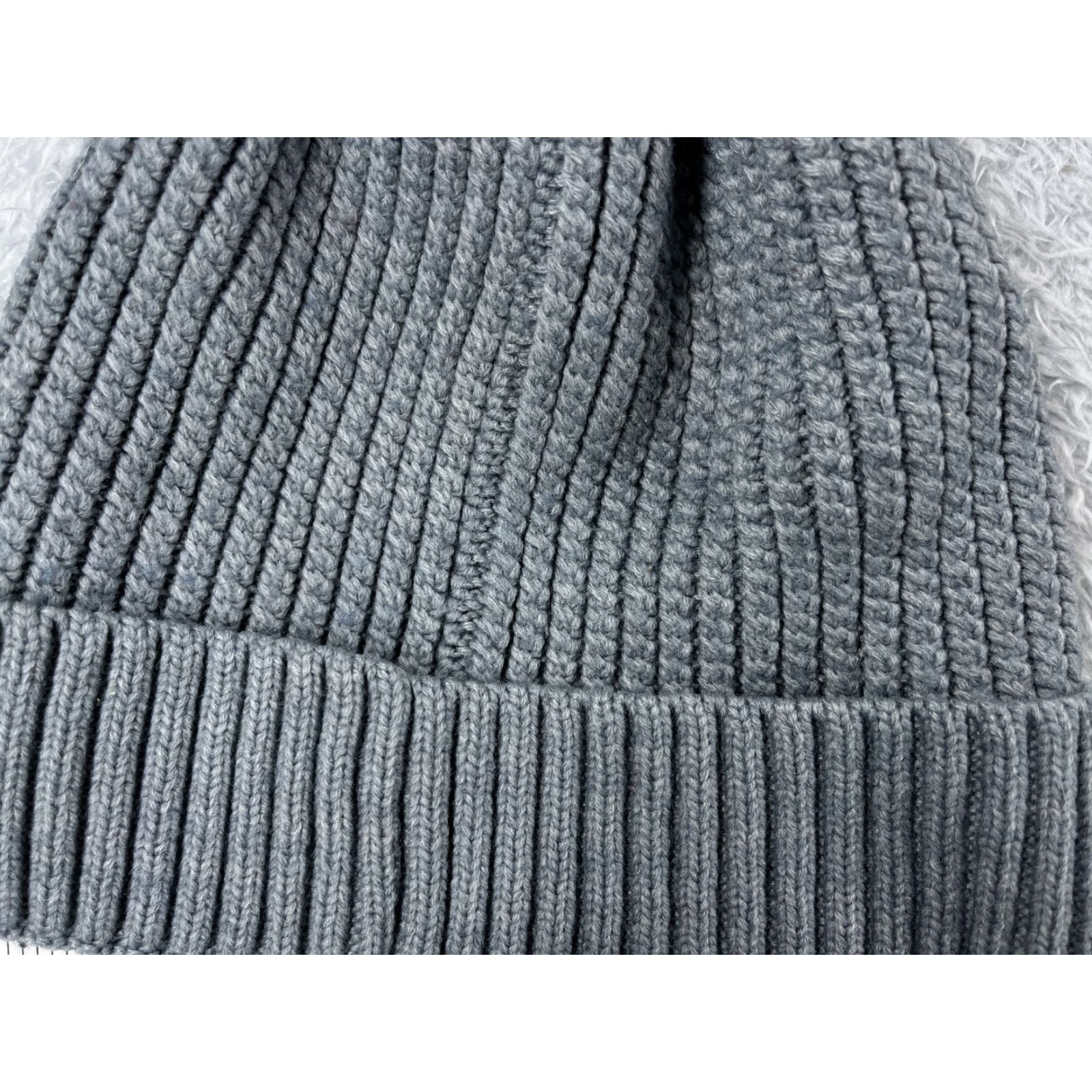 Vintage Beanie Toque Womens One Size Gray Double Knit Lined Polyester Blend Ski Outdoors Size ONE SIZE - 2 Thumbnail