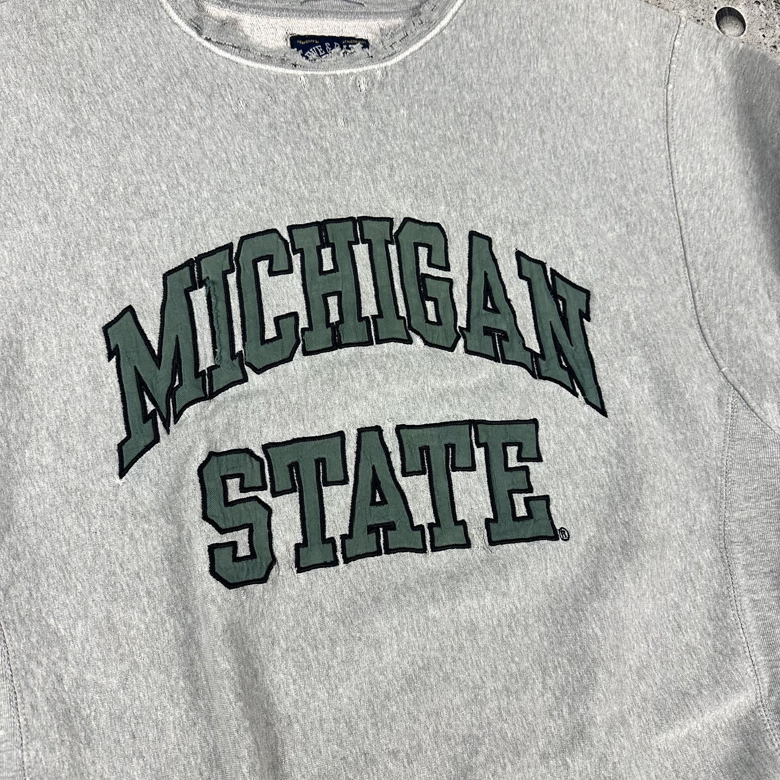 Steve And Barrys Vintage Michigan State Sweatshirt Size large Steve & Barry's Size US L / EU 52-54 / 3 - 4 Thumbnail