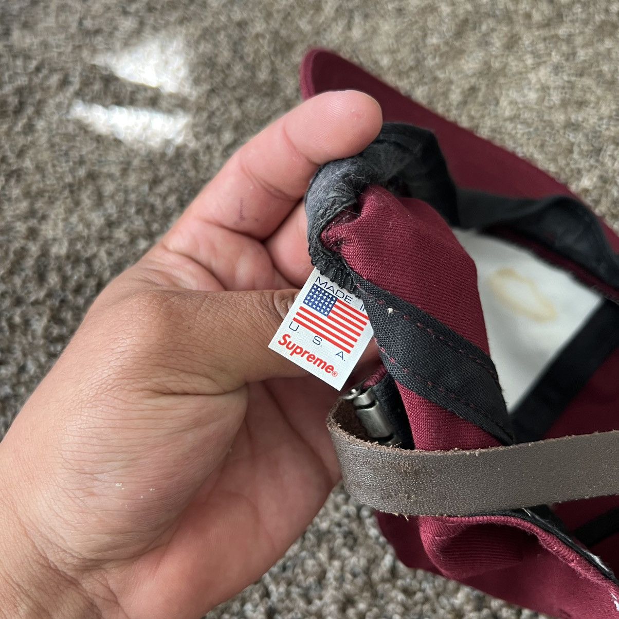 Supreme SS15 Burgundy Canvas S Logo OG Size ONE SIZE - 5 Thumbnail
