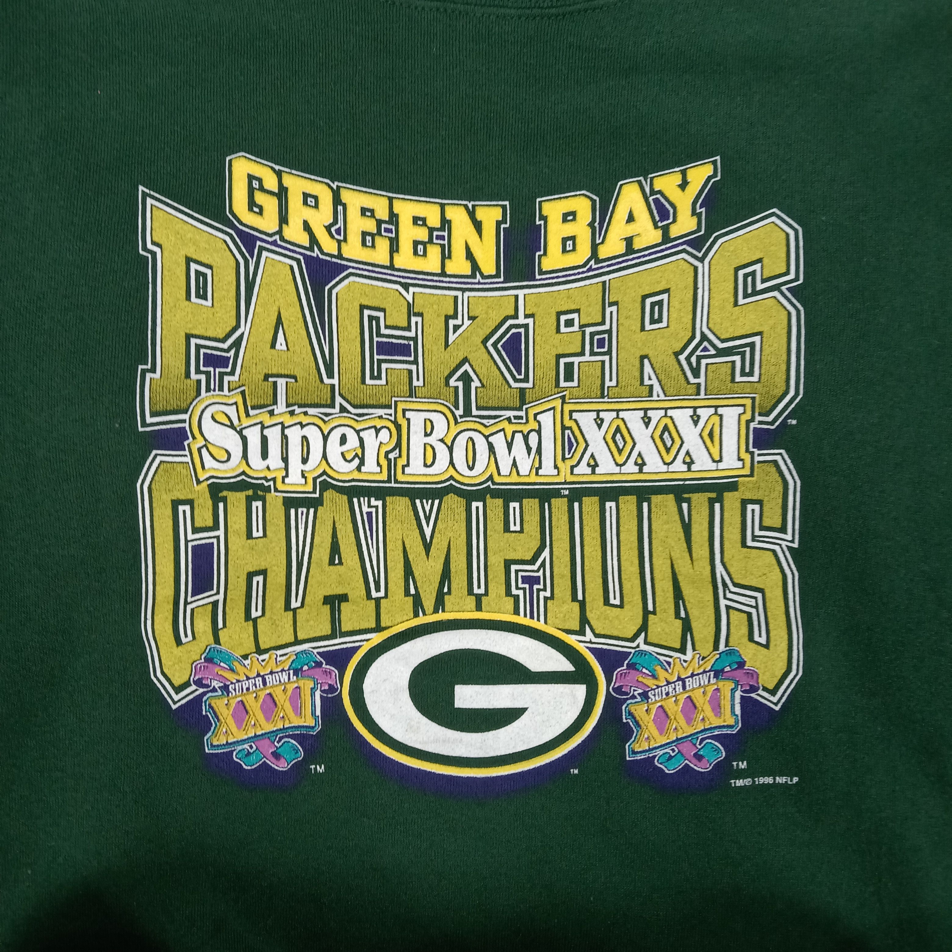 Logo 7 × NFL × Vintage Vintage 90's Green Bay Packers NFL Football Sweatshirt Size US S / EU 44-46 / 1 - 2 Thumbnail