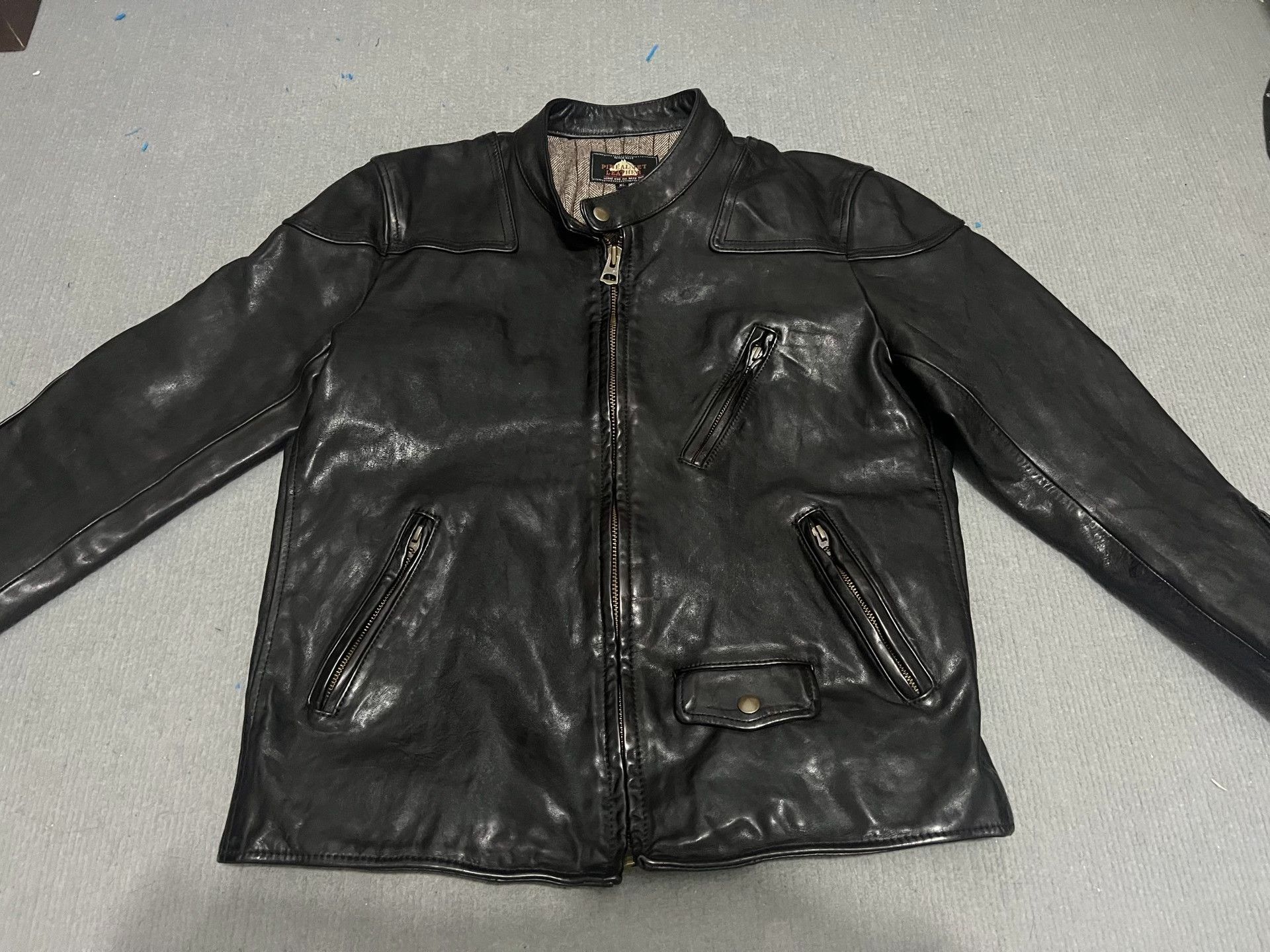 RRL Ralph Lauren Men's Horsehide Leather Jacket Size US XL / EU 56 / 4 - 1 Thumbnail