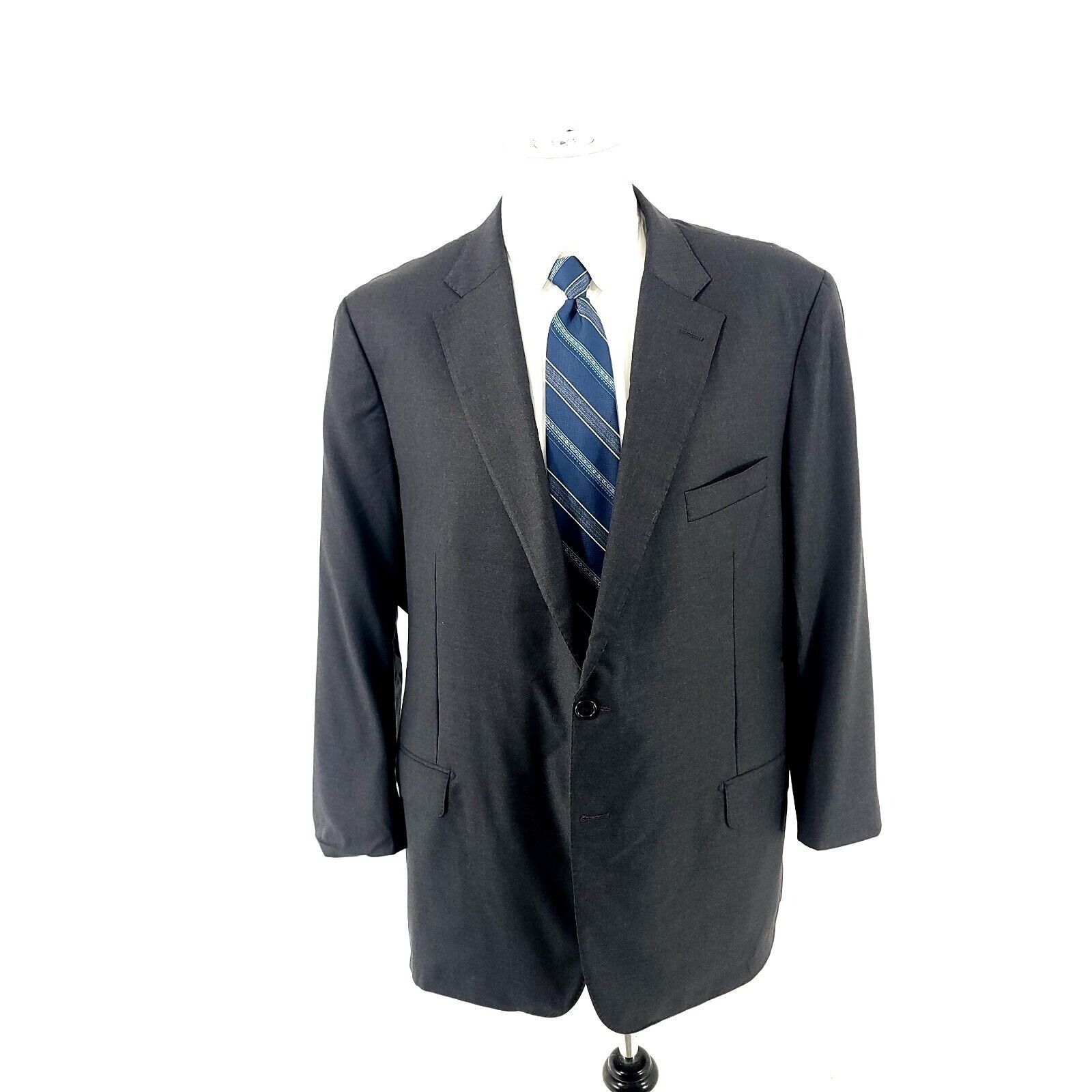 Hickey Freeman Hickey Freeman New York Traveler Beacon Worsted Wool 2 Butto Size 46R - 3 Thumbnail