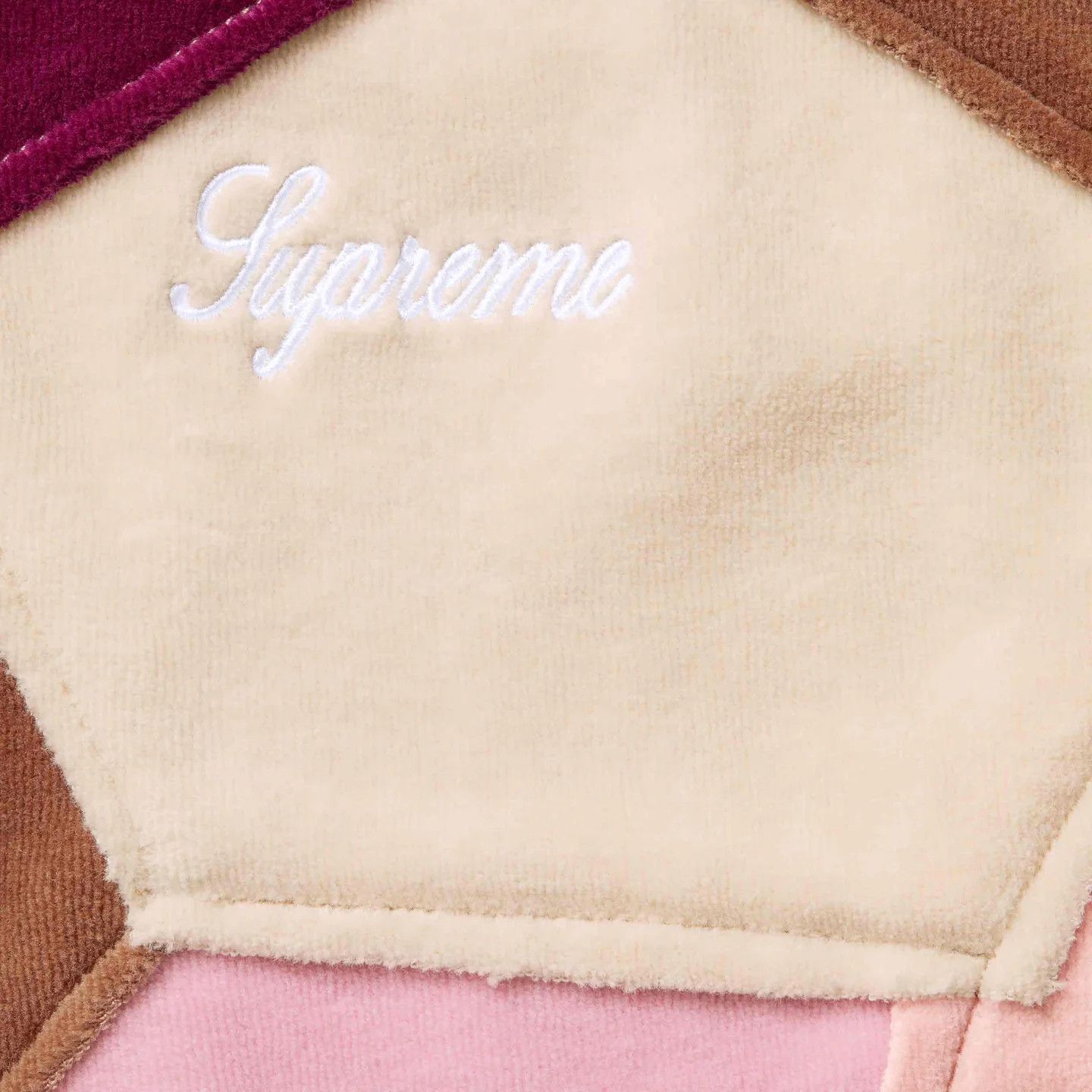Supreme Supreme Patchwork Velour Track Jacket Size US M / EU 48-50 / 2 - 4 Thumbnail