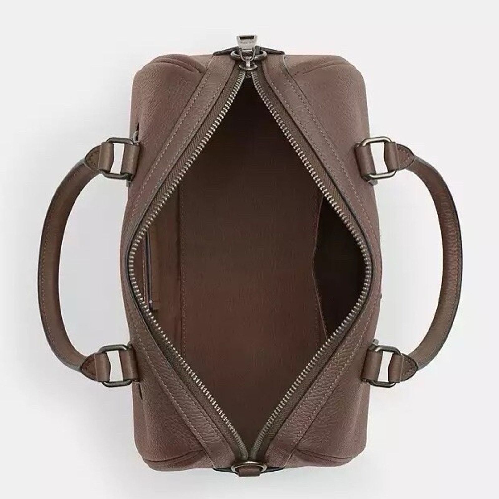 Coach NWT Coach Rowan Satchel CV962 Pebbled Leather Qb/Dark Stone Size ONE SIZE - 9 Thumbnail