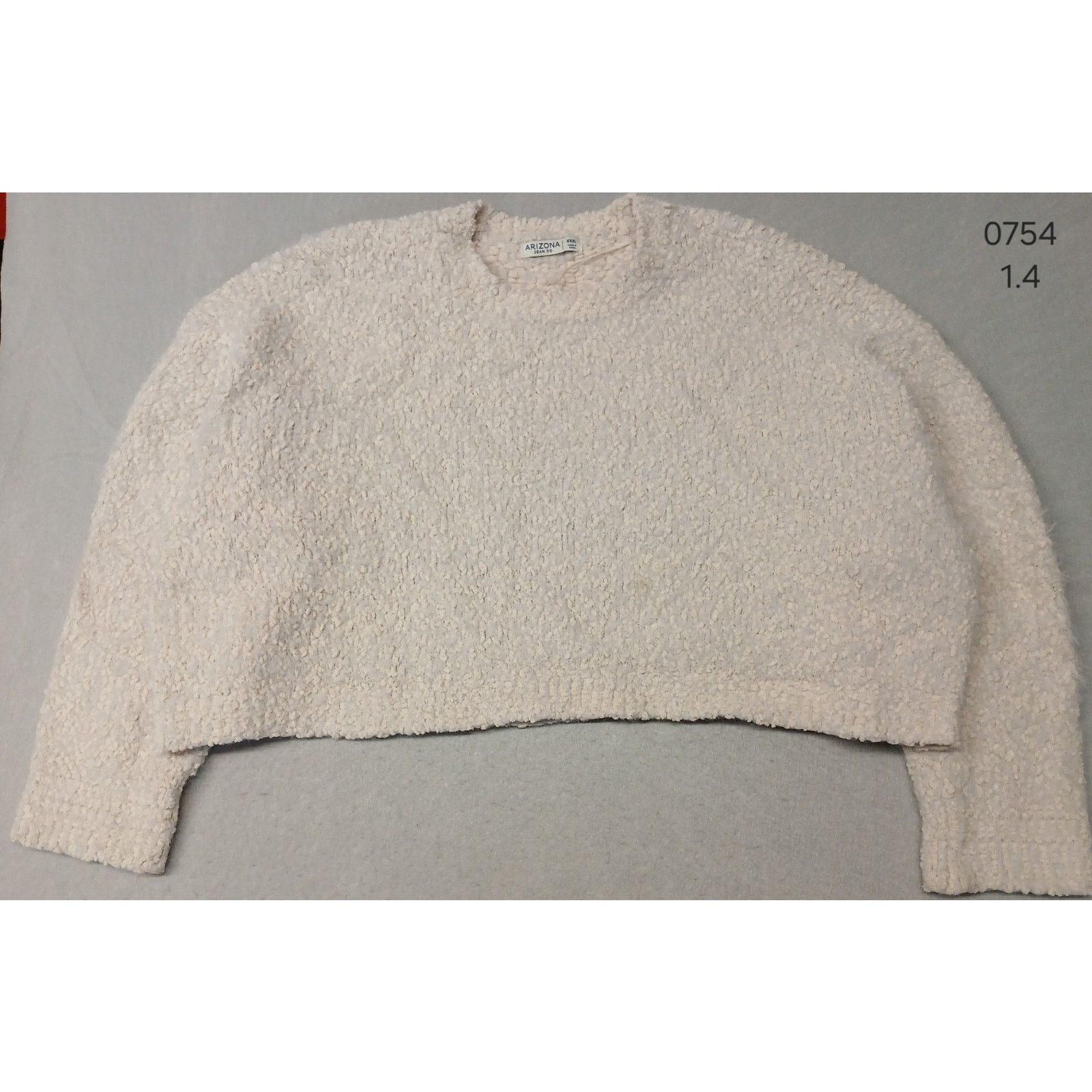 Old Navy Arizona (2XL) Women's Ivory Knitted Pullover Crop Sweater Size 3XL / US 20-22 - 1 Thumbnail