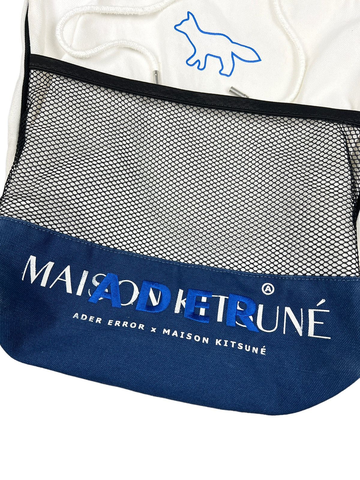 Ader Error × Maison Kitsune SS19 Ader Error x Maison Kitsuné Canvas Tote Bag Size ONE SIZE - 5 Thumbnail