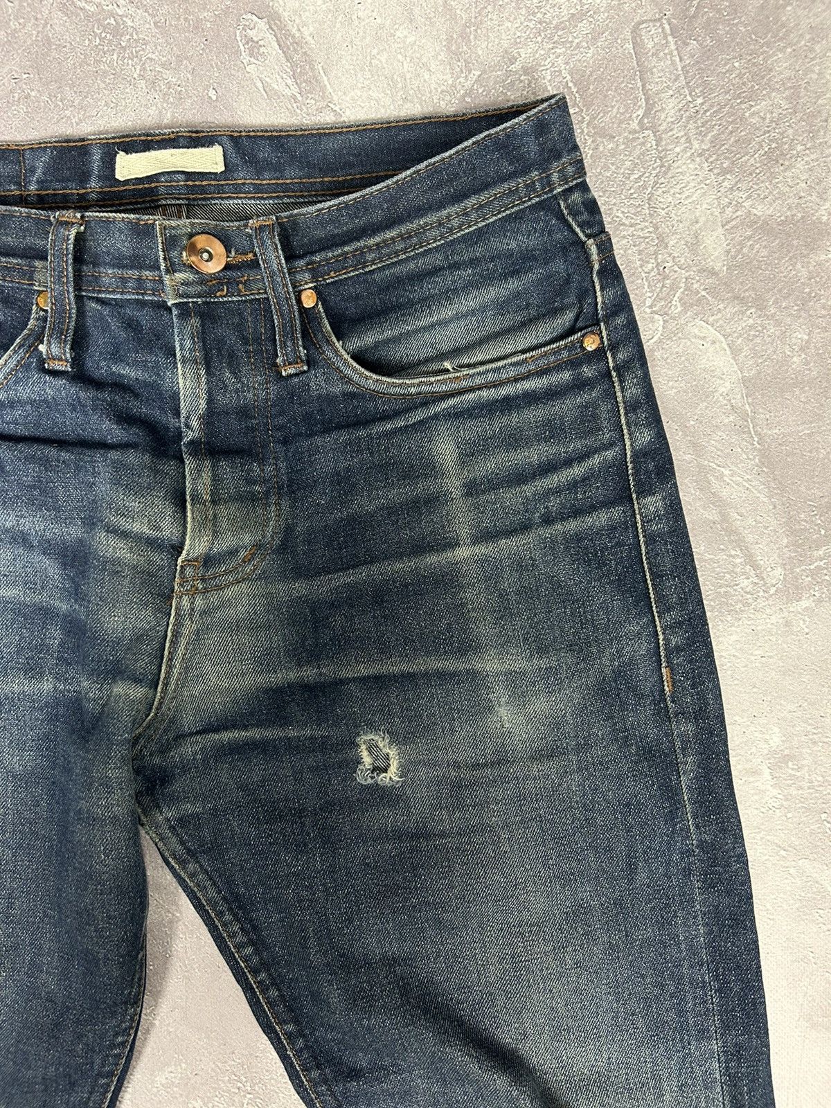 The Unbranded Brand × Vintage The Unbranded Brand UB201 14.5oz Selvedge Faded Jeans Size US 30 / EU 46 - 5 Thumbnail