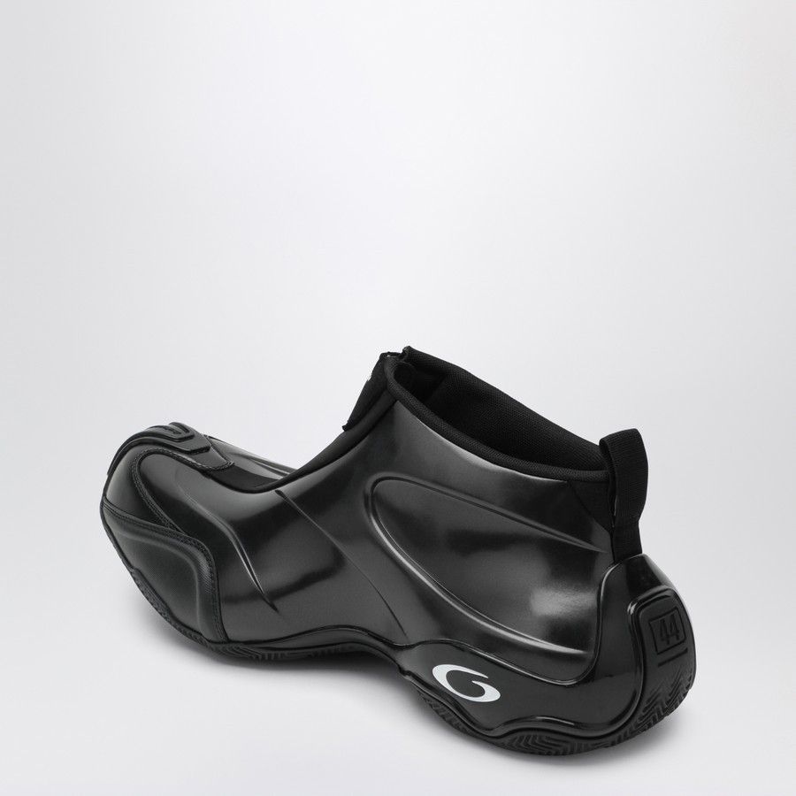 Balenciaga o1d2blof0226 Shiny Basketball Sneakers in Black Size US 8 / EU 41 - 4 Thumbnail