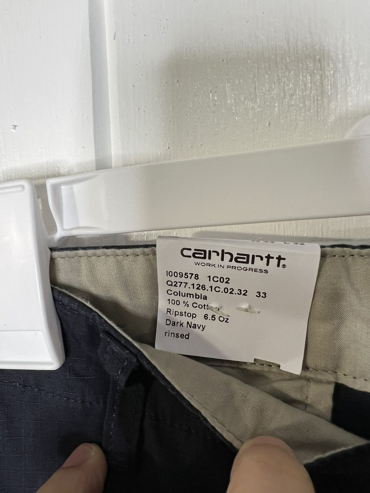 Carhartt Wip Carhartt WIP Aviation Cargo Pants Dark Navy Slim Fit 33x32 Size US 33 - 2 Thumbnail