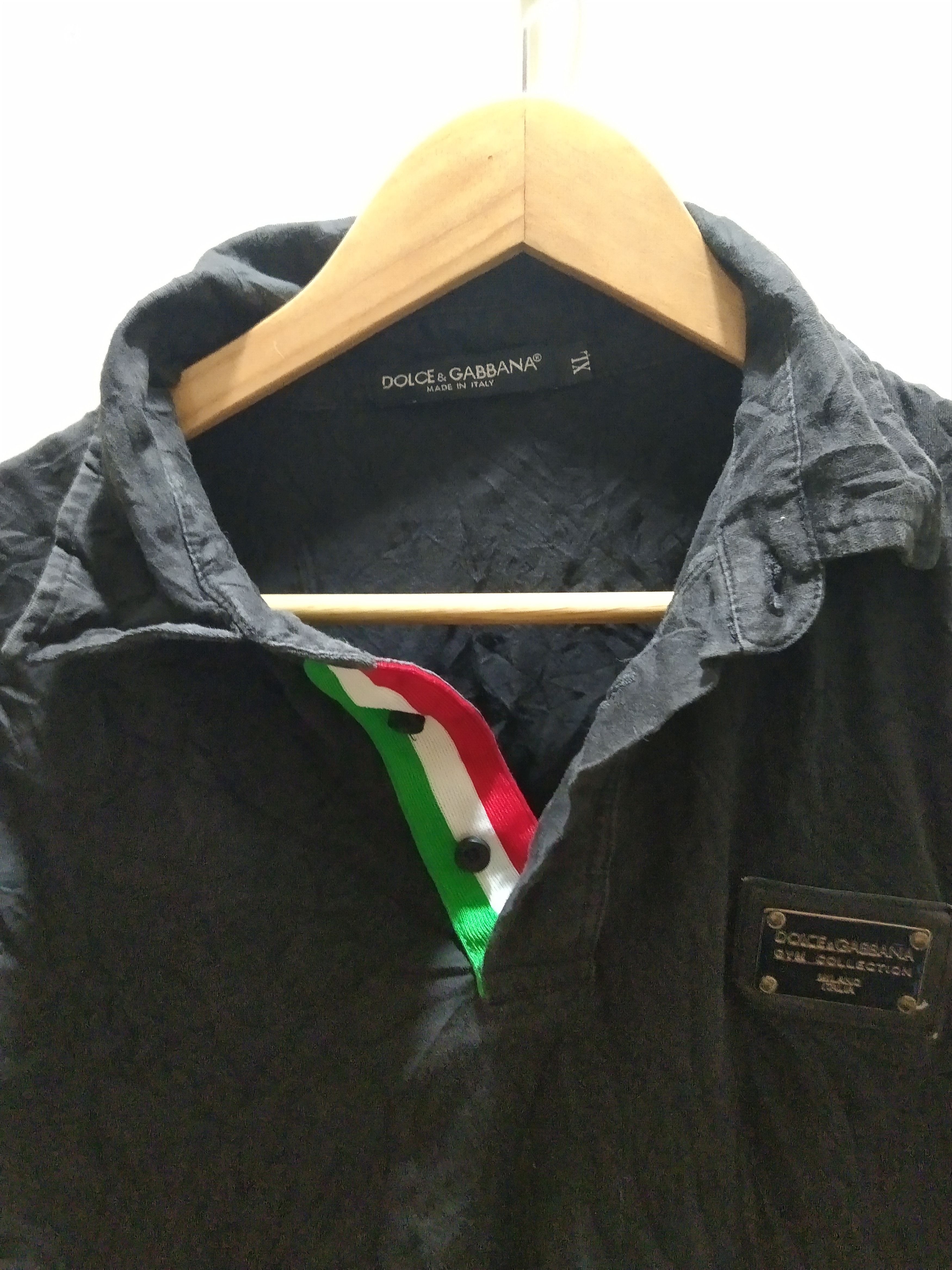 Dolce & Gabbana Dolce & Gabbana Gym Collection Collar Shiirt Size US XL / EU 56 / 4 - 4 Thumbnail