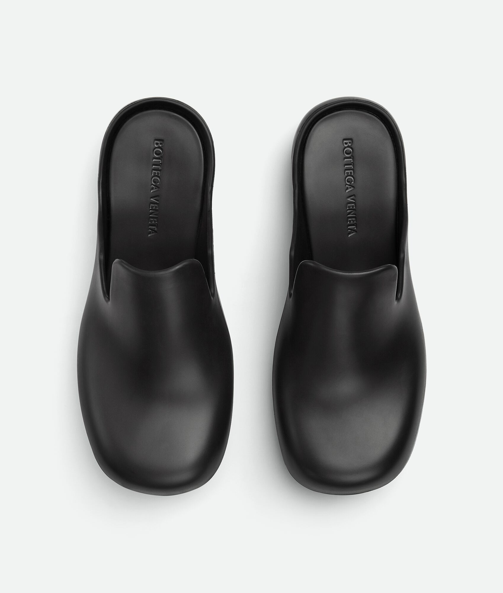 Bottega Veneta o1w1db10225 Rubber Flash Clogs in Black Size US 10 / EU 43 - 4 Thumbnail