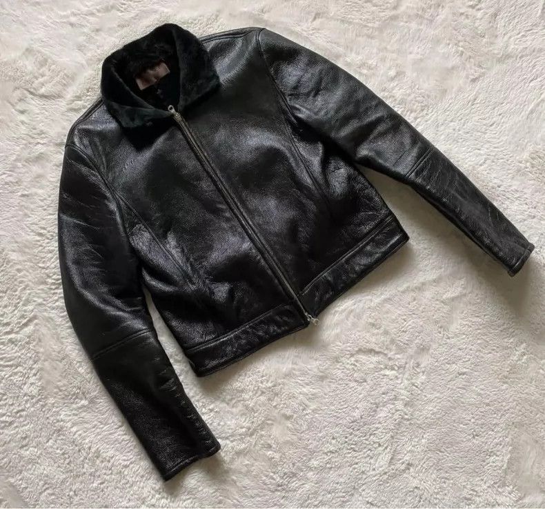 Loewe LOEWE Pleated jacket A dark green lacquered leather coat Size S / US 4 / IT 40 - 2 Thumbnail