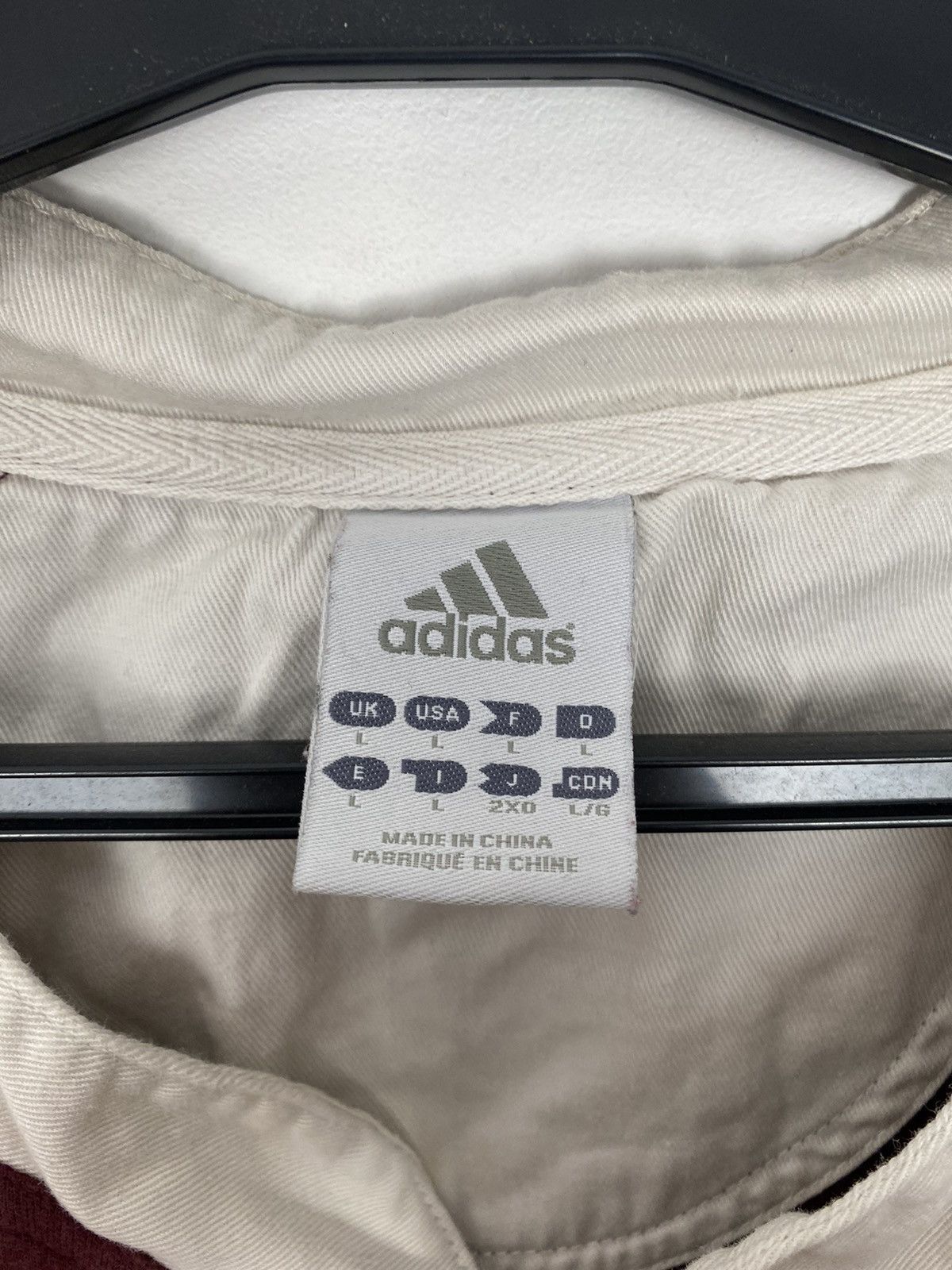 Adidas × Vintage Vintage Adidas Horizontal Striped Polo Shirt Rugby L y2k Size US L / EU 52-54 / 3 - 12 Thumbnail