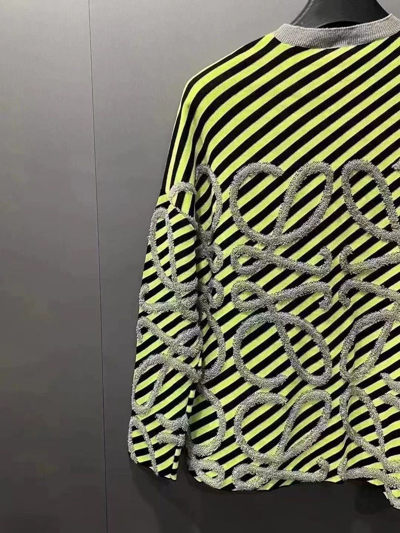 Loewe LOEWE Three-dimensional flocking large logo knitted hoodie Size XS / US 0-2 / IT 36-38 - 5 Thumbnail