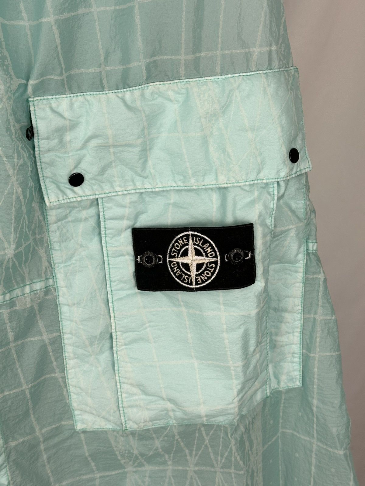 Stone Island Stone Island Reflective Grid Cape Size US XXL / EU 58 / 5 - 2 Thumbnail