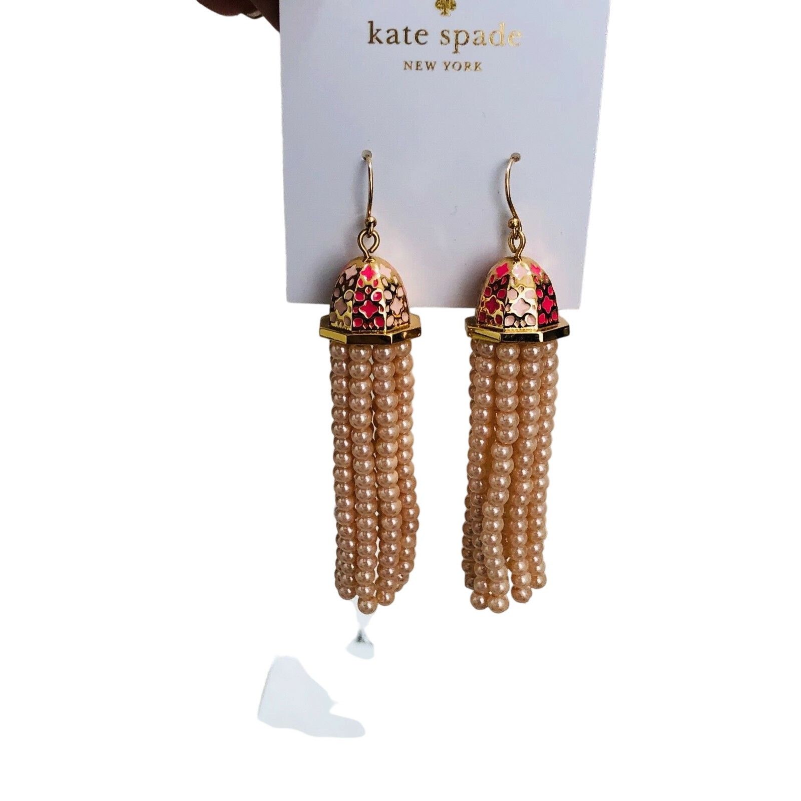 Kate Spade Kate Spade rambling rose lantern Tassel Earrings Size ONE SIZE - 6 Thumbnail