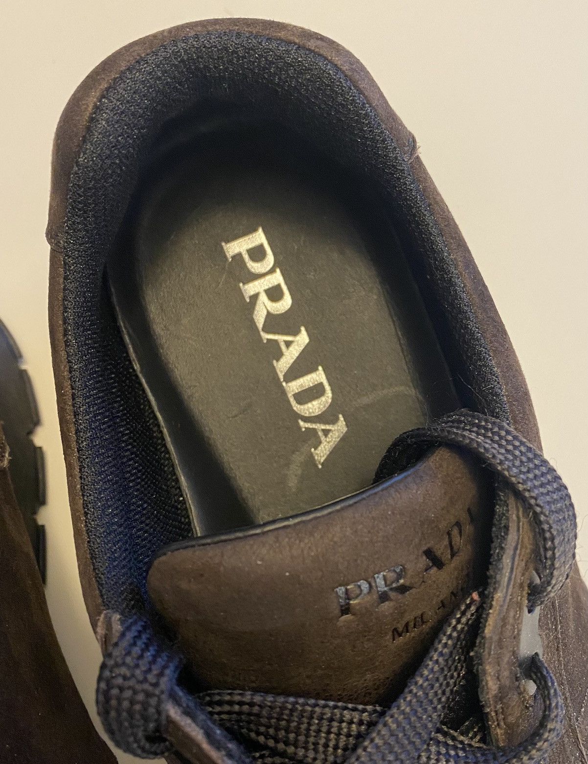 Prada Prada man sneakers in leather Size US 9 / EU 42 - 6 Thumbnail