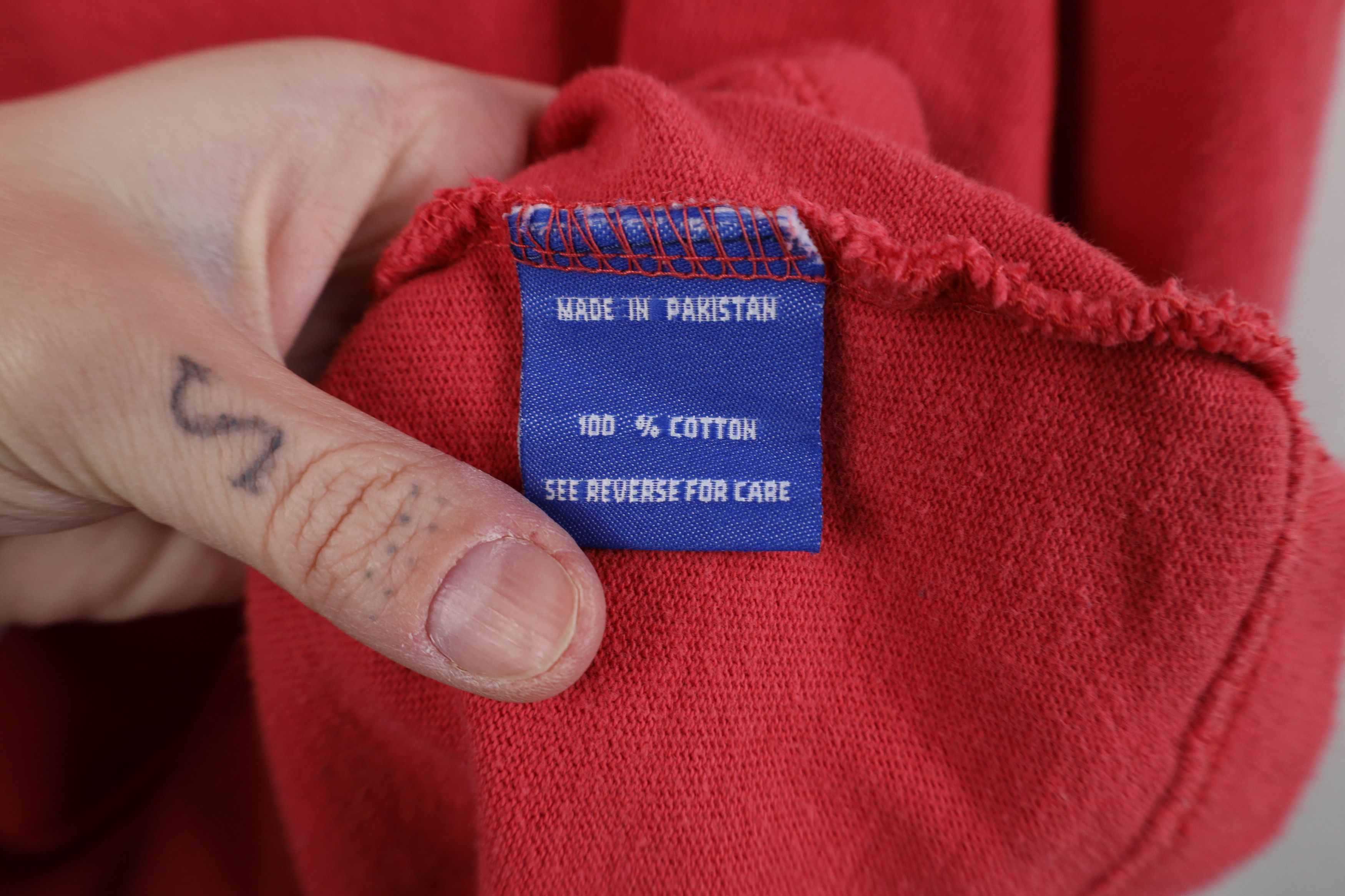 Starter Vintage 90s Starter Red Wings Ribbed Knit Ringer T-Shirt Size US XL / EU 56 / 4 - 9 Thumbnail
