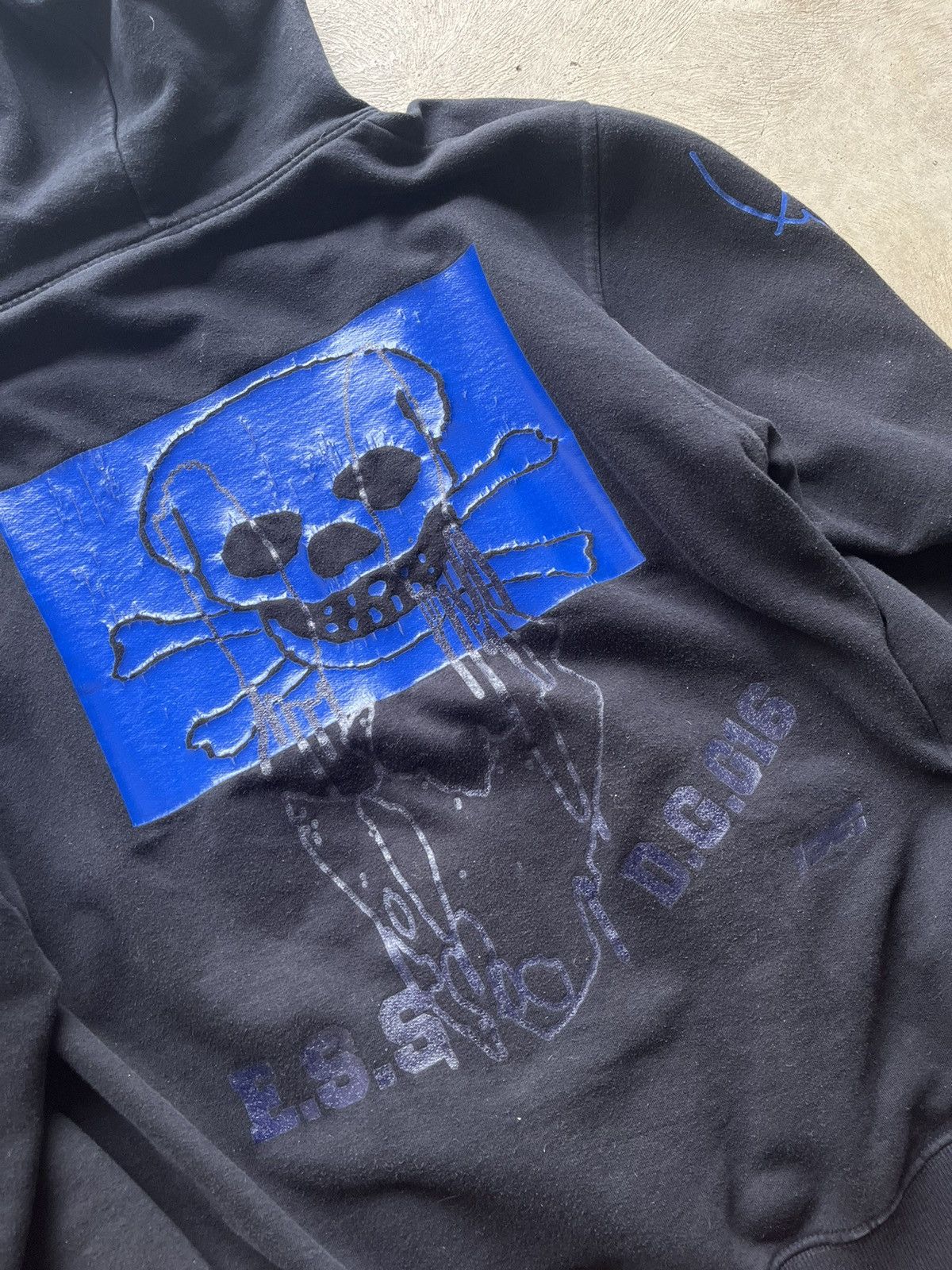 Drain Gang × Sad Boys Bladee Eversince Hoodie Black | M Size US M / EU 48-50 / 2 - 5 Thumbnail