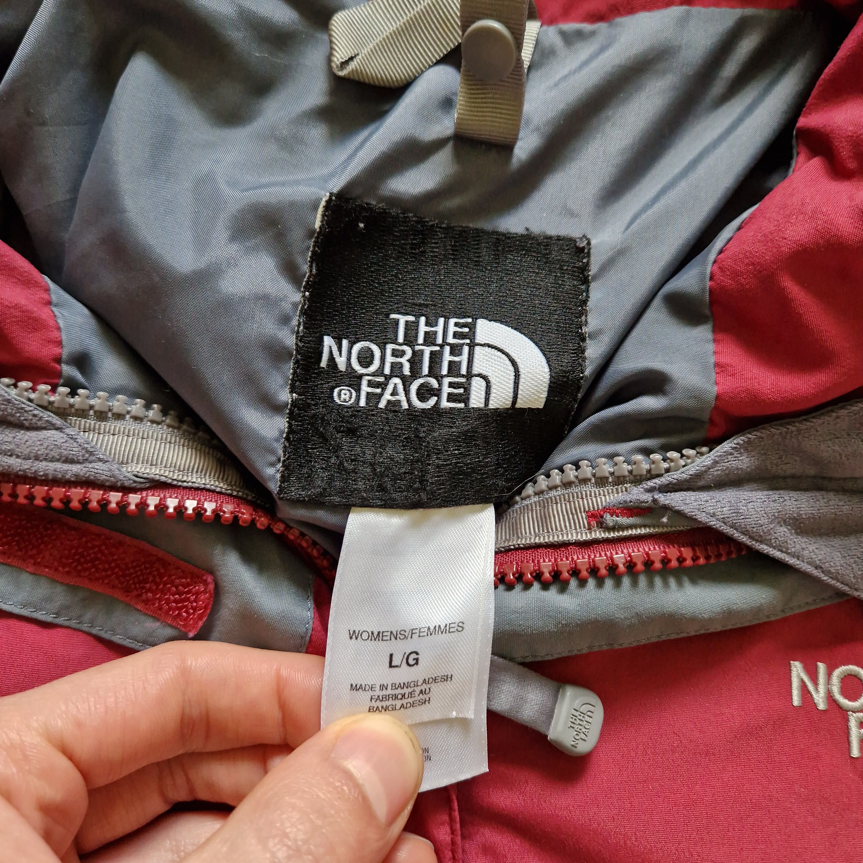The North Face The North Face HyVent Vintage Jacket - Red & Grey Size L / US 10 / IT 46 - 4 Thumbnail