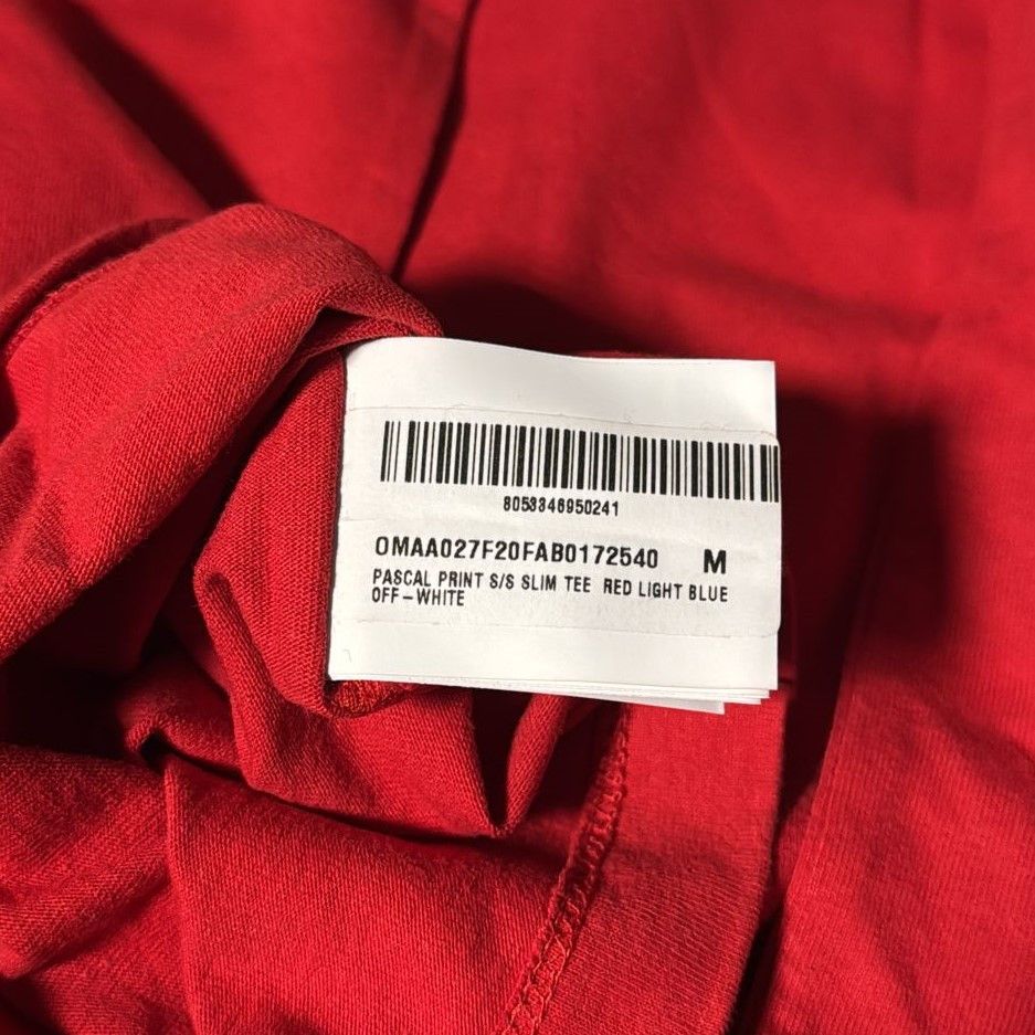 Off-White Red Pascal Skeleton Painting Arrows T-Shirt Size US M / EU 48-50 / 2 - 7 Thumbnail