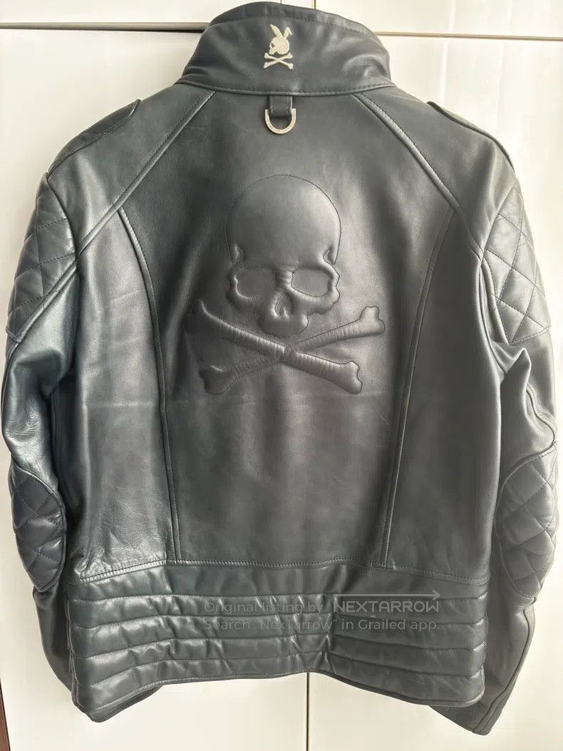 Neighborhood Neighborhood Horsehide Leather Jacket, Navy Blue Size US L / EU 52-54 / 3 - 2 Thumbnail