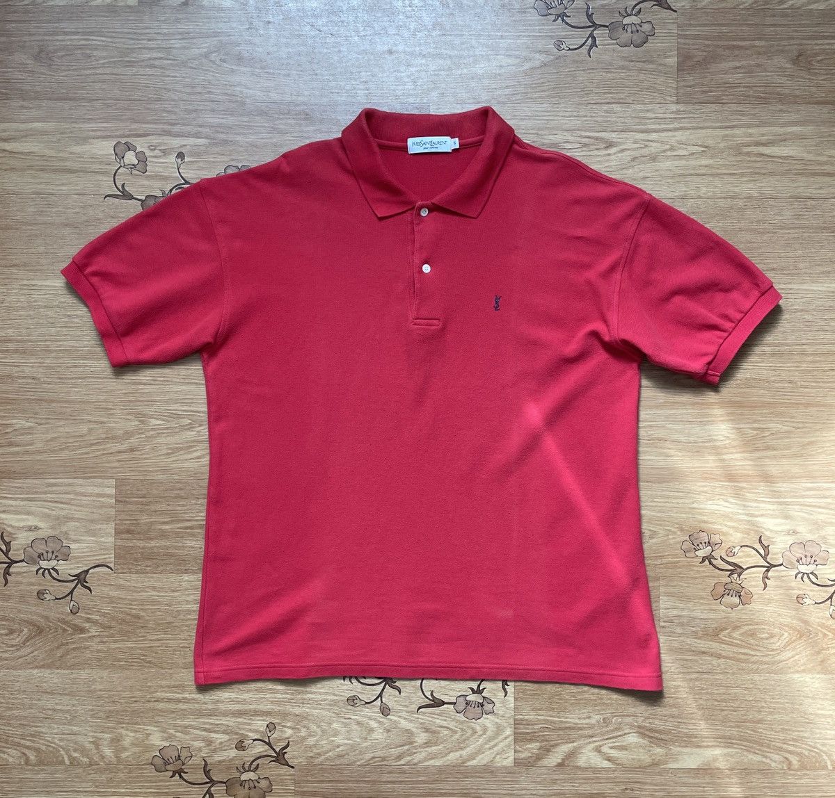 Yves Saint Laurent Vintage Yves Saint Laurent Men’s Red Polo T Shirt Size US XL / EU 56 / 4 - 1 Thumbnail