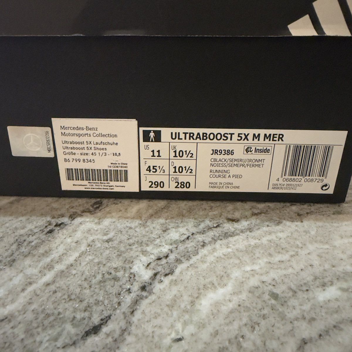 Adidas Adidas Ultra boost 5X Mercedes AMG US 11 🚫READ DESCRIPTION🚫 Size US 11 / EU 44 - 7 Thumbnail