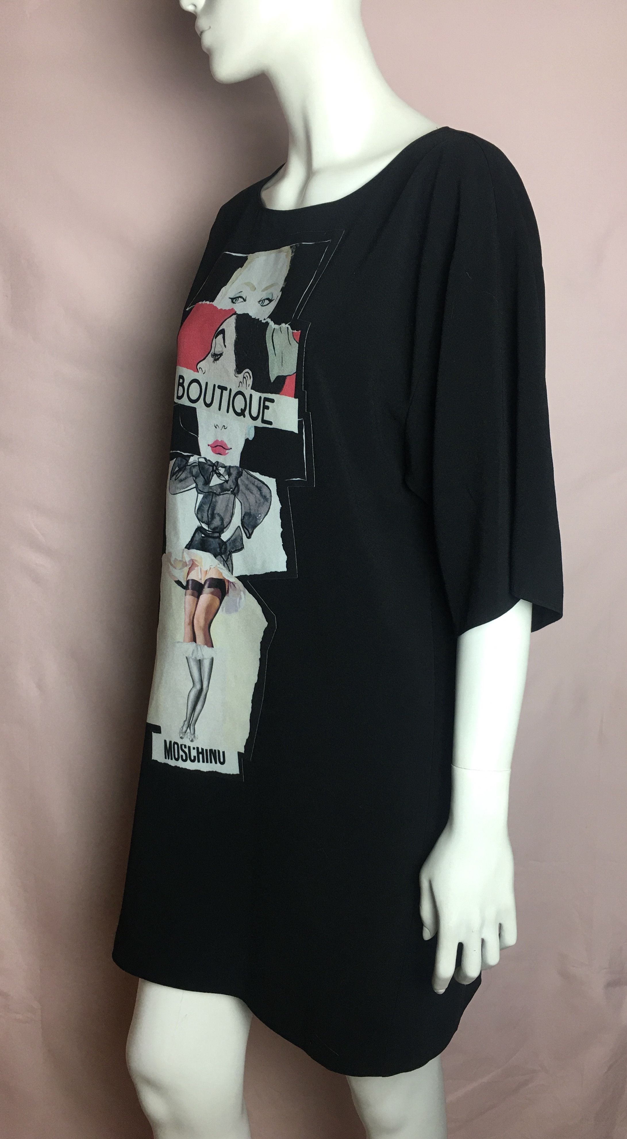 Moschino Moschino Boutique Printed Loose Fitting Dress US 8 Size M / US 6-8 / IT 42-44 - 6 Thumbnail
