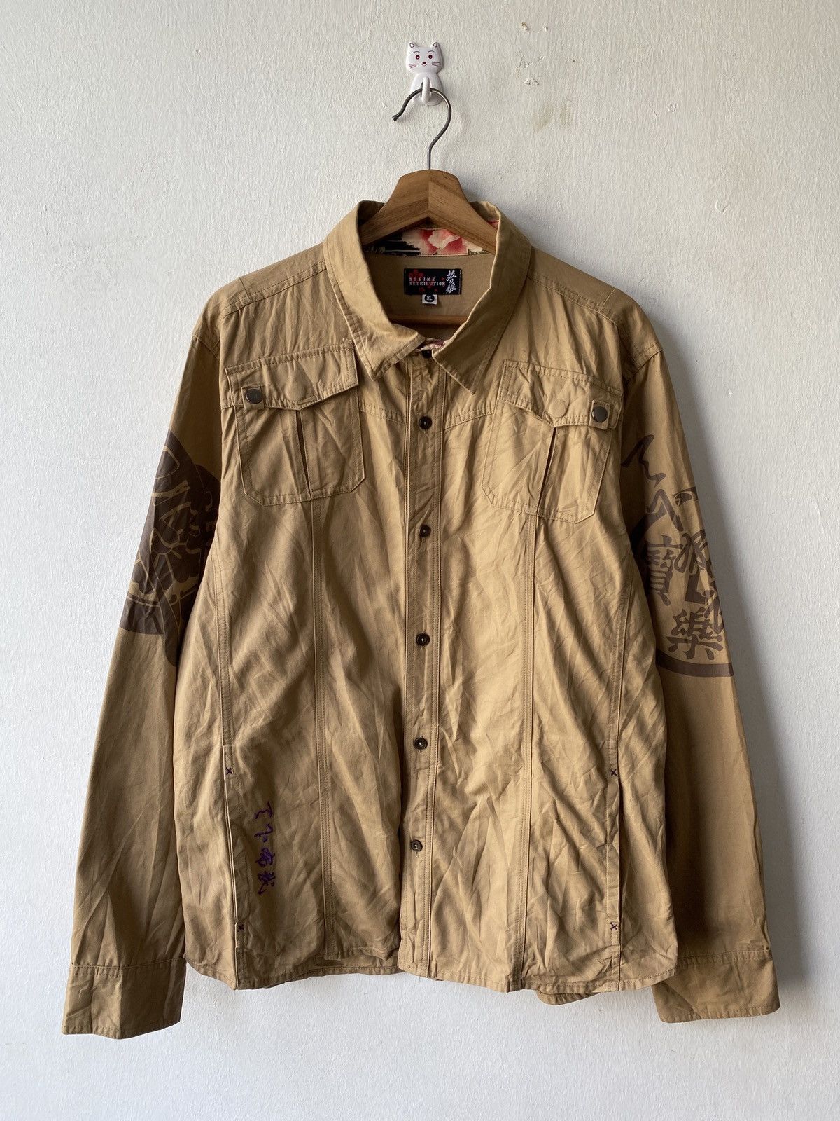 Japanese Brand Divine Retribution Japan Dangerous Beauty Evil Killer Shirt Size US XL / EU 56 / 4 - 3 Thumbnail