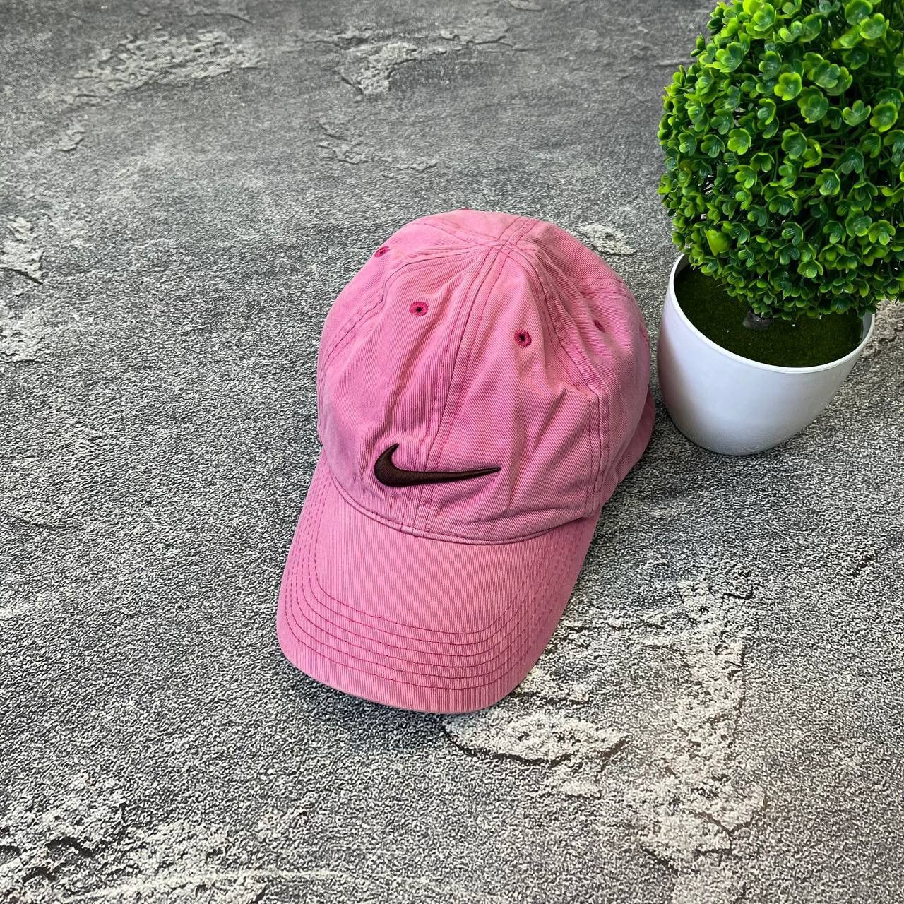 Nike × Nike ACG Nike 90s Drill Pink Big Swoosh Nike Y2K Hat Black Size ONE SIZE - 1 Thumbnail