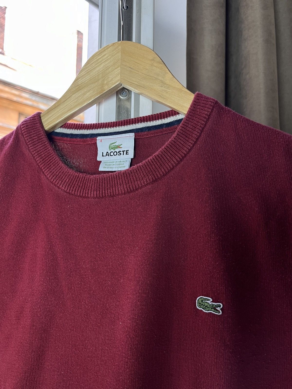 Lacoste 🔥00’s Lacoste Boxy Knit Sweater Old Money Y2k Jumper Size US S / EU 44-46 / 1 - 4 Thumbnail