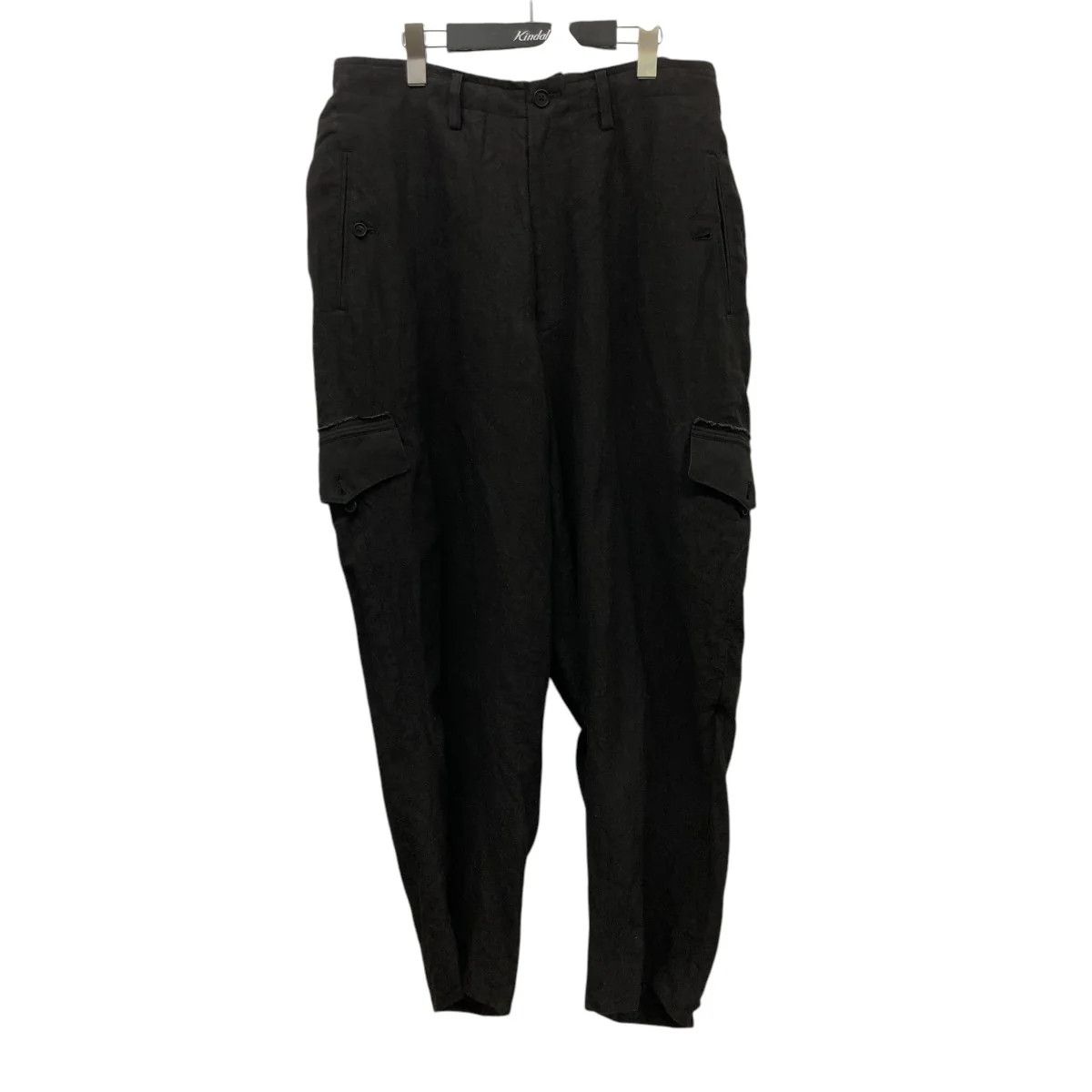 Yohji Yamamoto yohji yamamoto Y'S for men 40 LINEN SUSPENDER PANTS