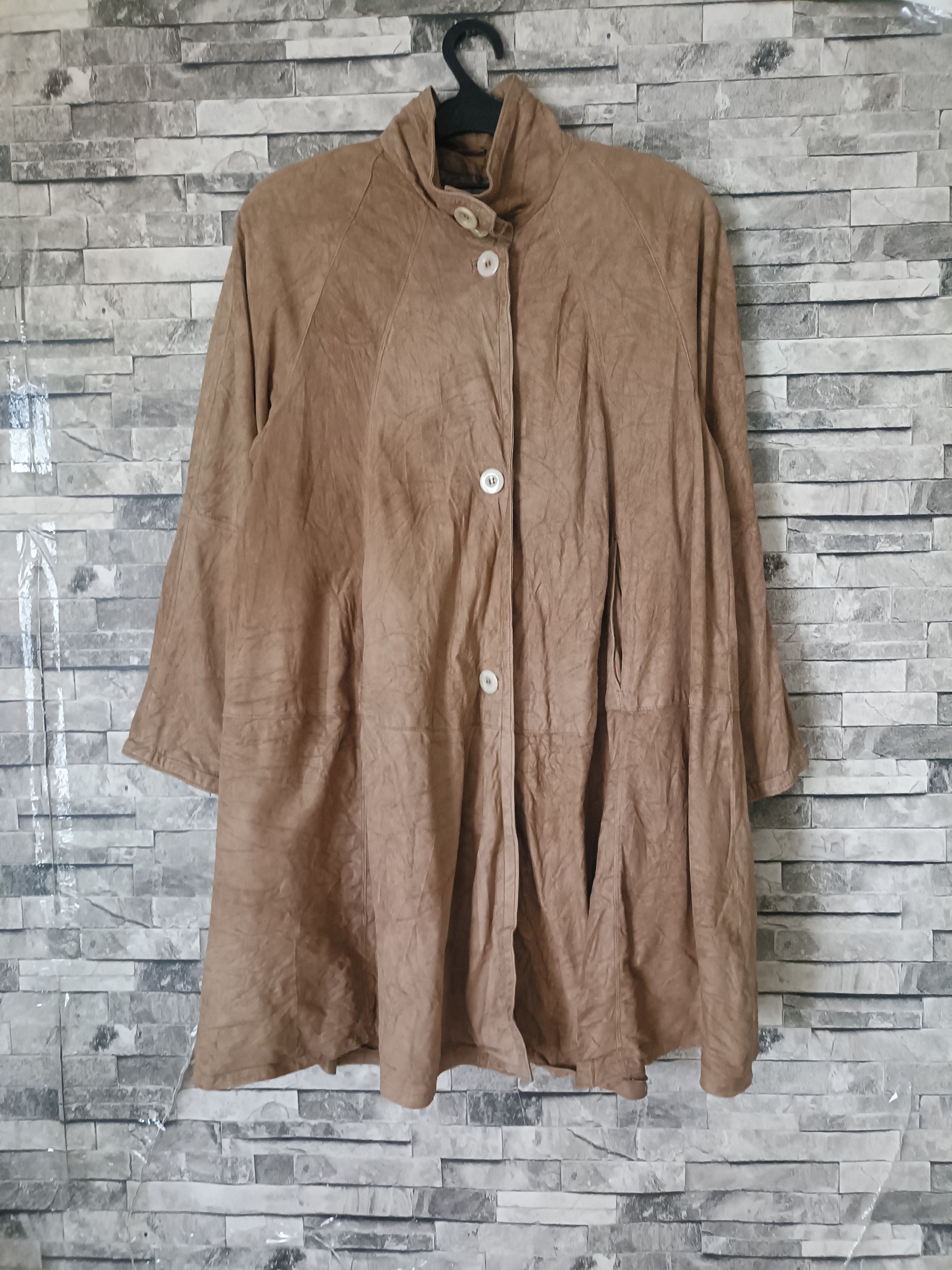 Artisan Outfitters Vintage settore by defrino leather swing coat italian Size S / US 4 / IT 40 - 3 Thumbnail