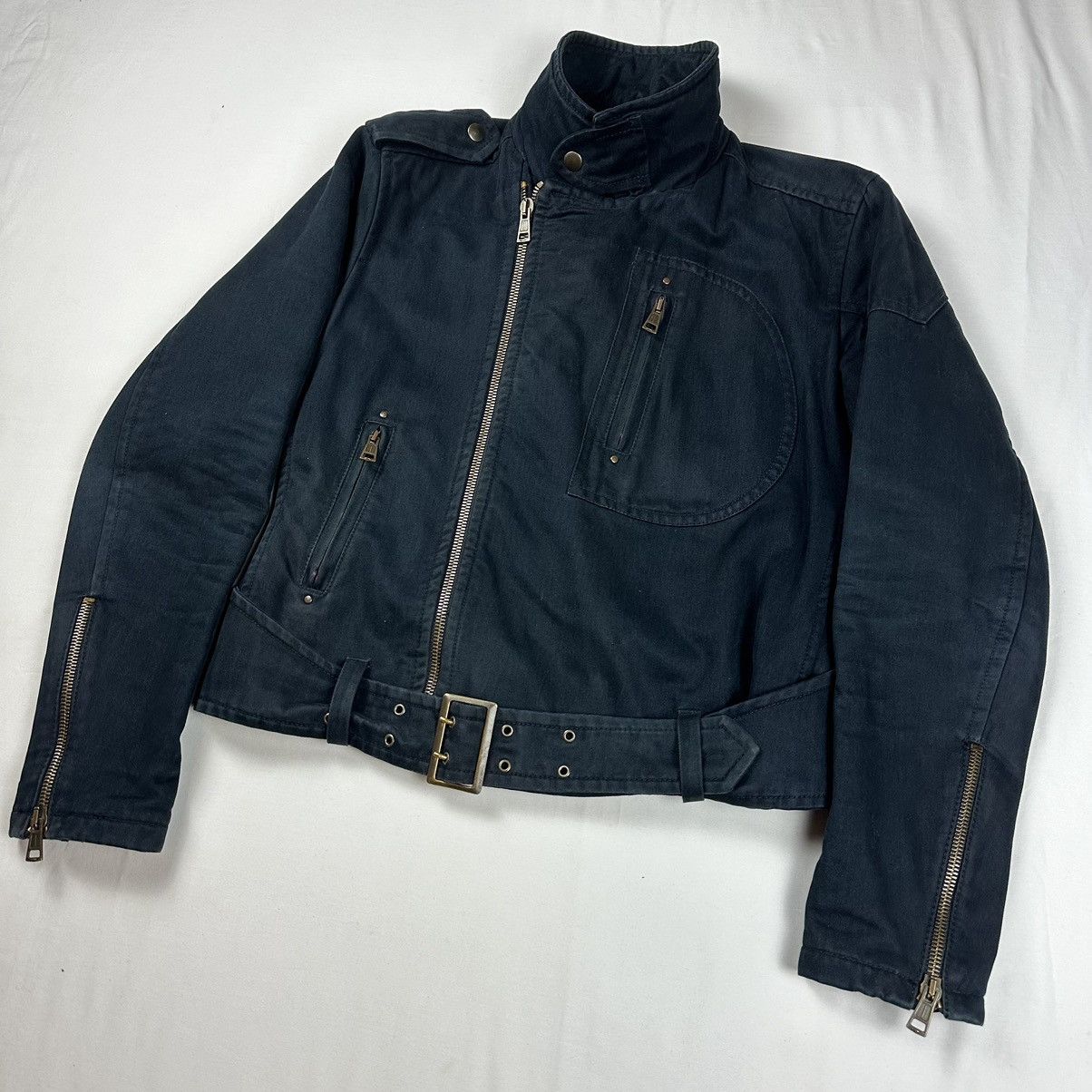 Andrew Mackenzie Archive Andrew Mackenzie Side Zip Short Military Jacket Size US M / EU 48-50 / 2 - 8 Thumbnail