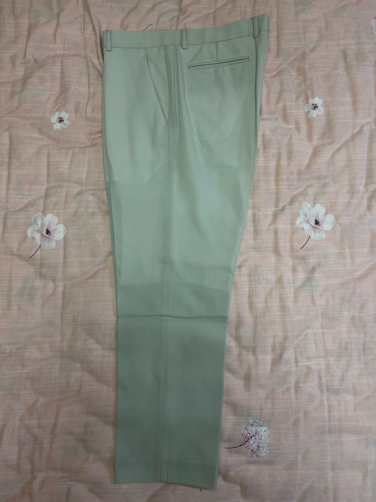Dior Dior Men's White 100% Wool Regular Fit Trousers 52 Size US 36 / EU 52 - 1 Thumbnail
