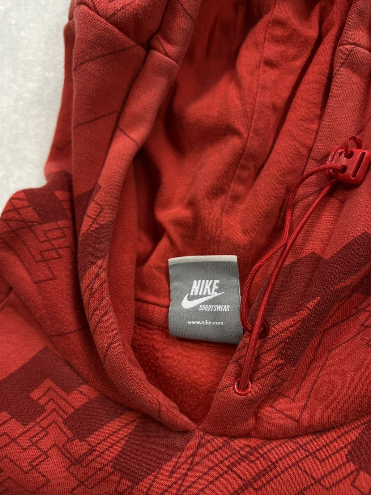 Nike 00’s NIKE MONOGRAM VINTAGE Y2K HOODIE RARE Size US S / EU 44-46 / 1 - 7 Thumbnail