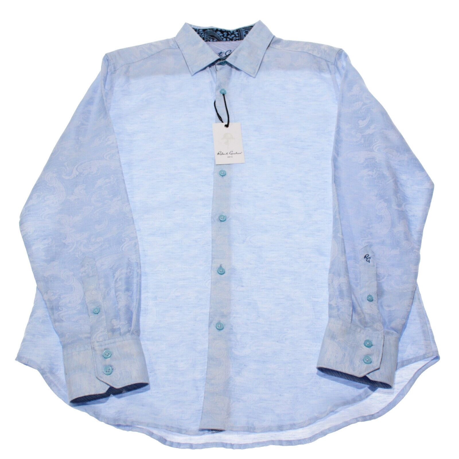 Robert Graham Robert Graham New with tags Shirt Size L US In Blue Size US L / EU 52-54 / 3 - 3 Thumbnail