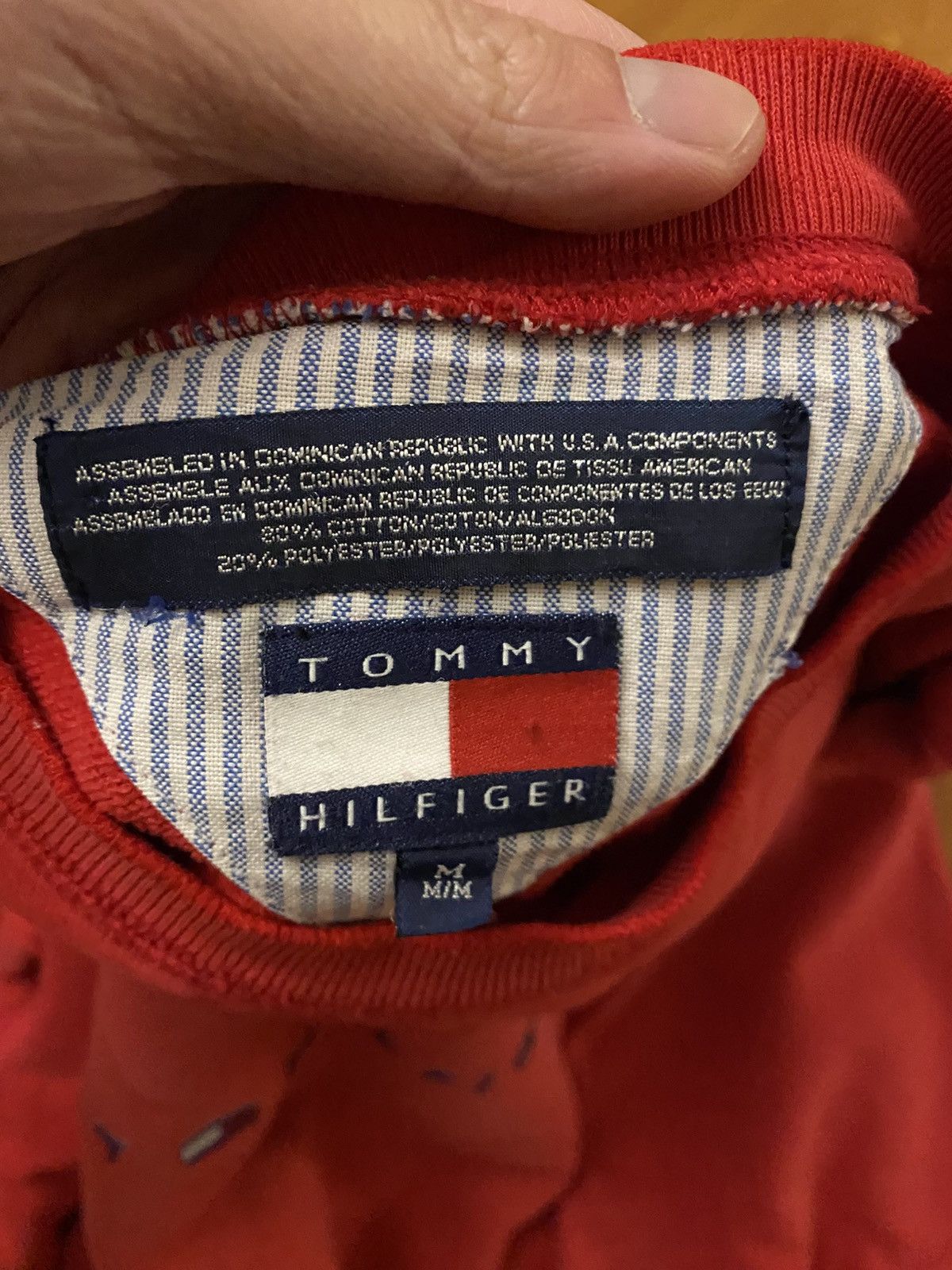 Tommy Hilfiger × Vintage Vintage Tommy Hilfiger Crewneck Size US M / EU 48-50 / 2 - 2 Thumbnail