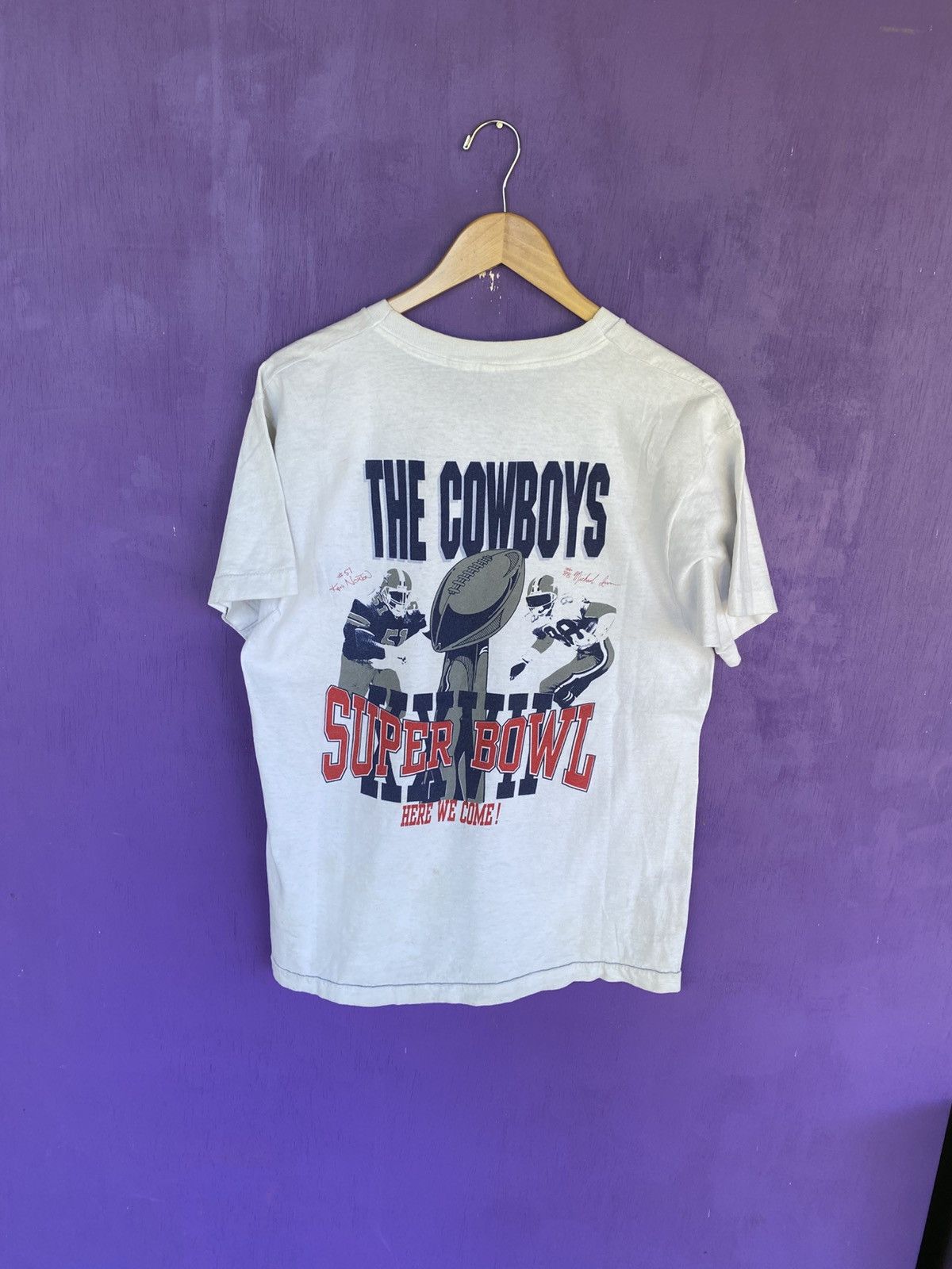 NFL Vintage 92/93 Dallas cowboys NFC champs t-shirt Size US L / EU 52-54 / 3 - 2 Thumbnail