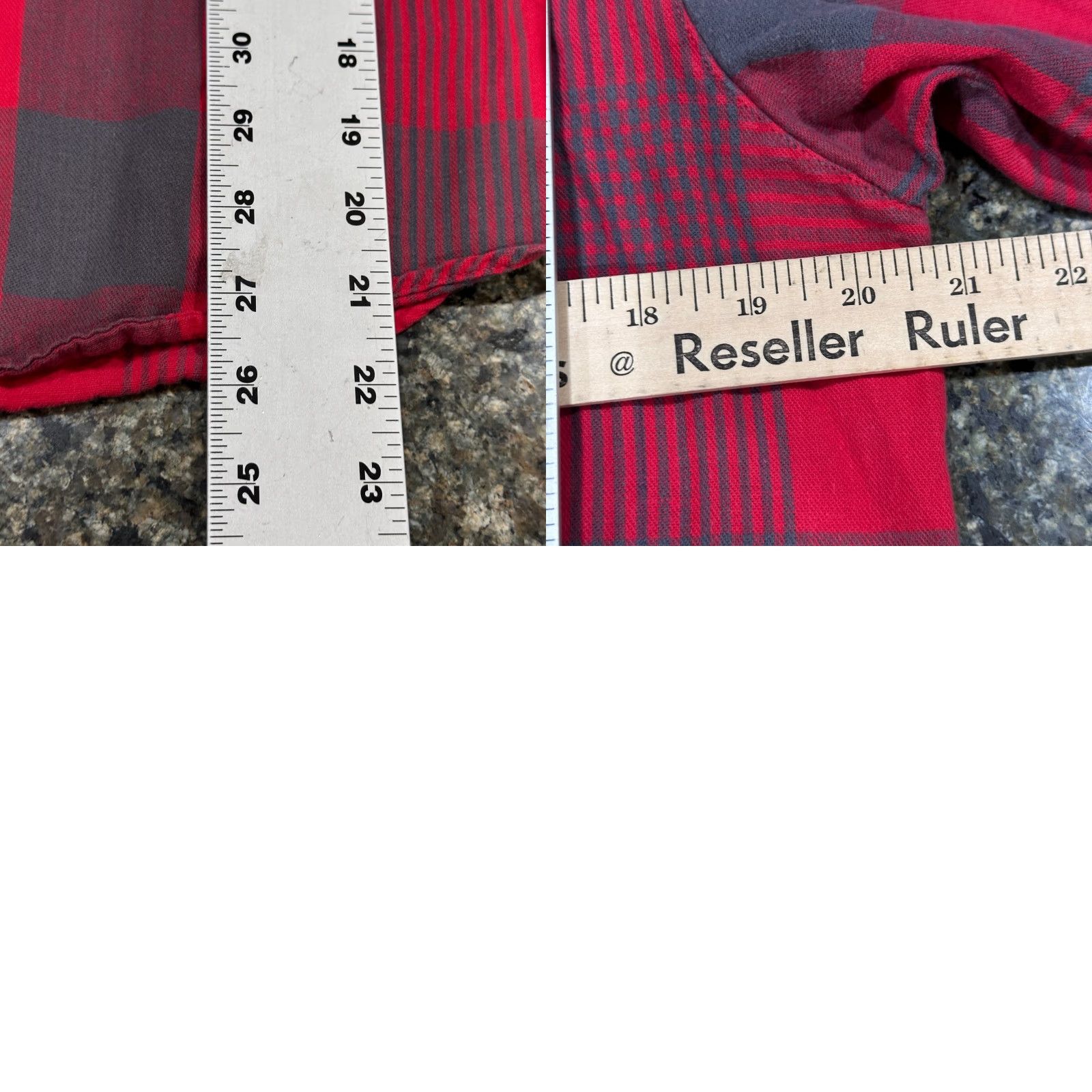 Diane von Furstenberg VINTAGE Diane von Furstenberg Shirt Women 10 Red Plaid 100% Cotton Button-Up Long Sleeve Size 10 Regular Womens Size L / US 10 / IT 46 - 8 Thumbnail