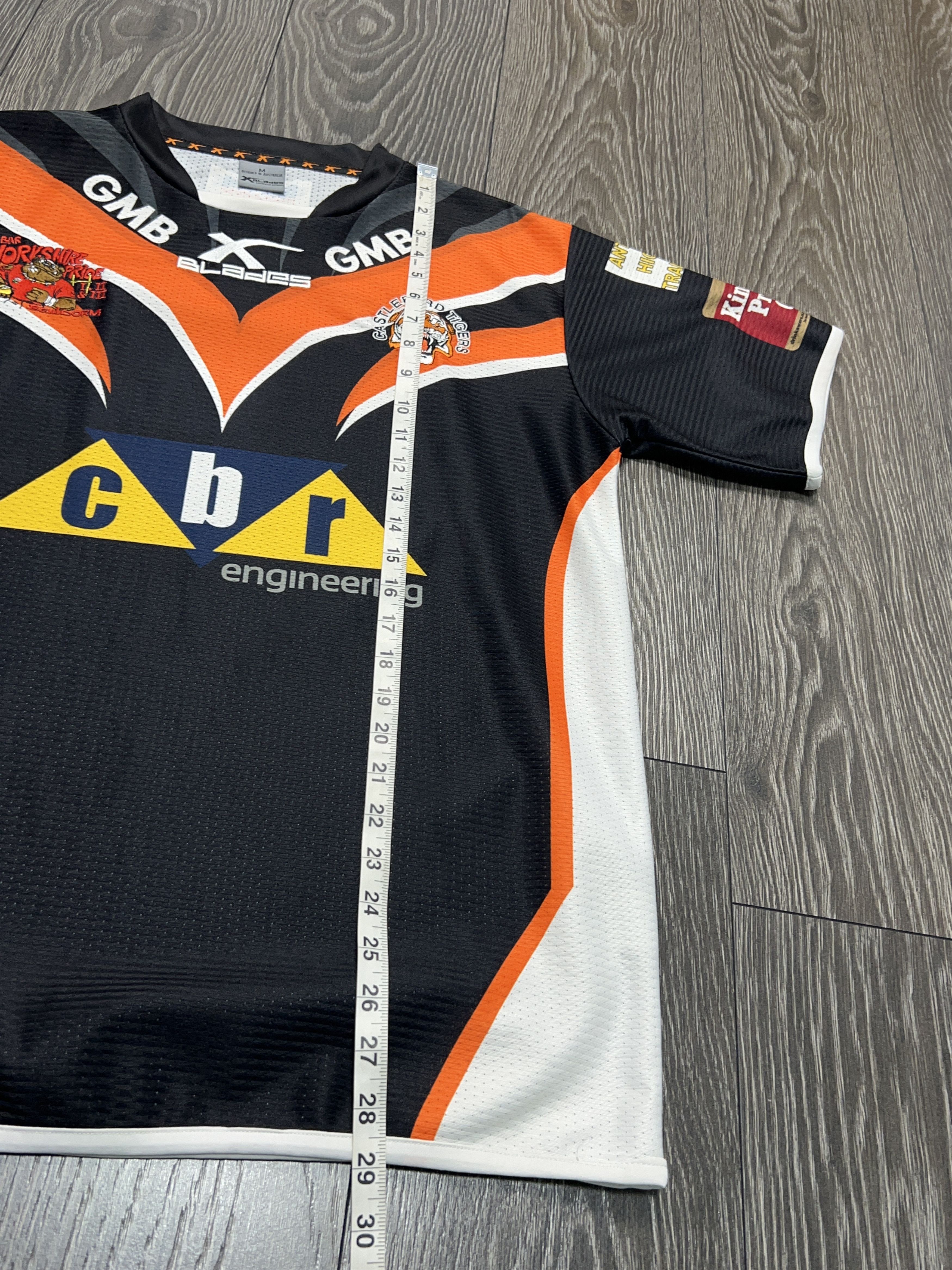 Gear for Sports XBlades Castleford Tigers Rugby League England Jersey Shirt Size US M / EU 48-50 / 2 - 8 Thumbnail