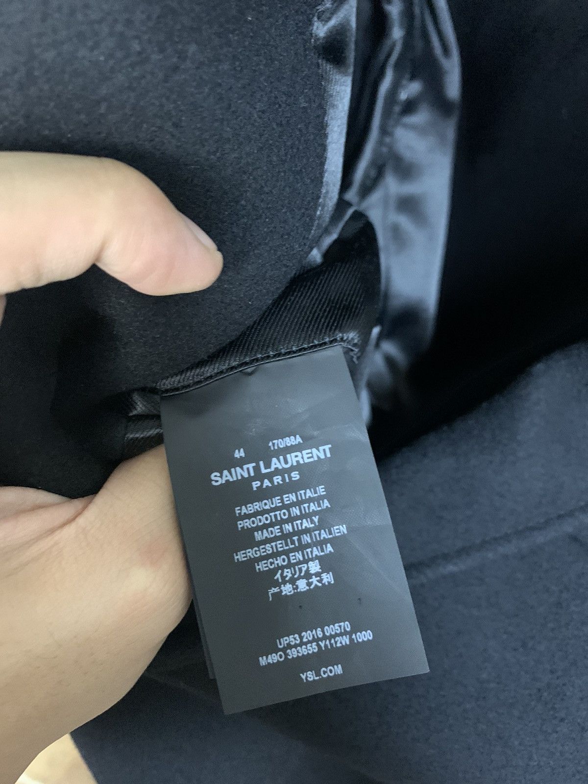Saint Laurent Paris Saint Laurent 2016FW Leather Collar chestfield coat Size US S / EU 44-46 / 1 - 5 Thumbnail