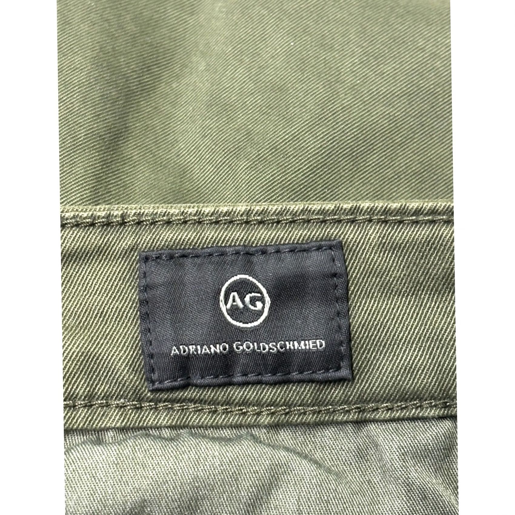 Olive AG Adriano Goldschmied The Whitt Cargo Ankle Pants Olive Green 25X27 Pants Women Slim Olive Green Cargo Zipper Logo 90s? Size 42" / US 20 - 6 Thumbnail