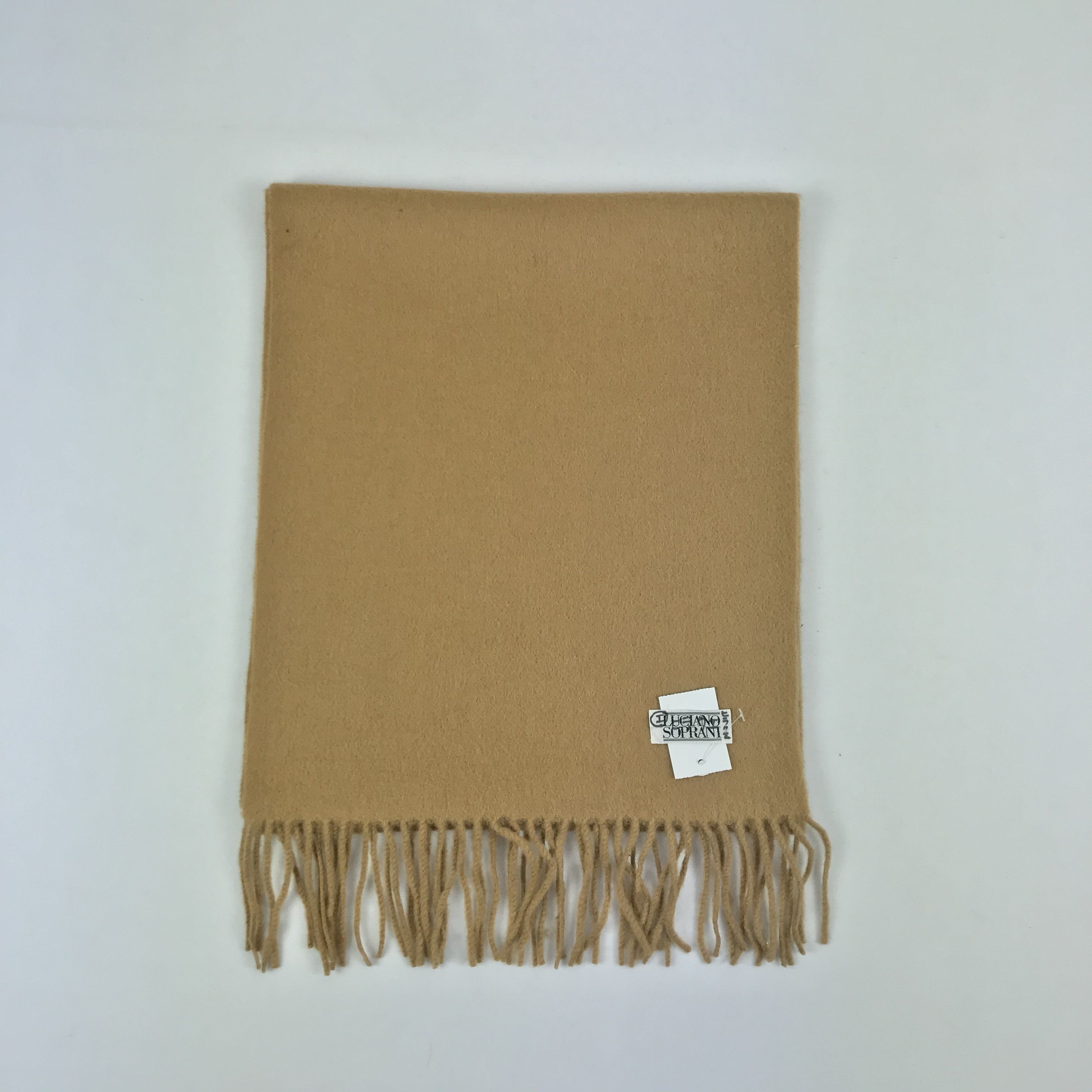 Vintage Vintage Luciano Soprani Scarf Muffler Cashmere Scarves Size ONE SIZE - 2 Thumbnail